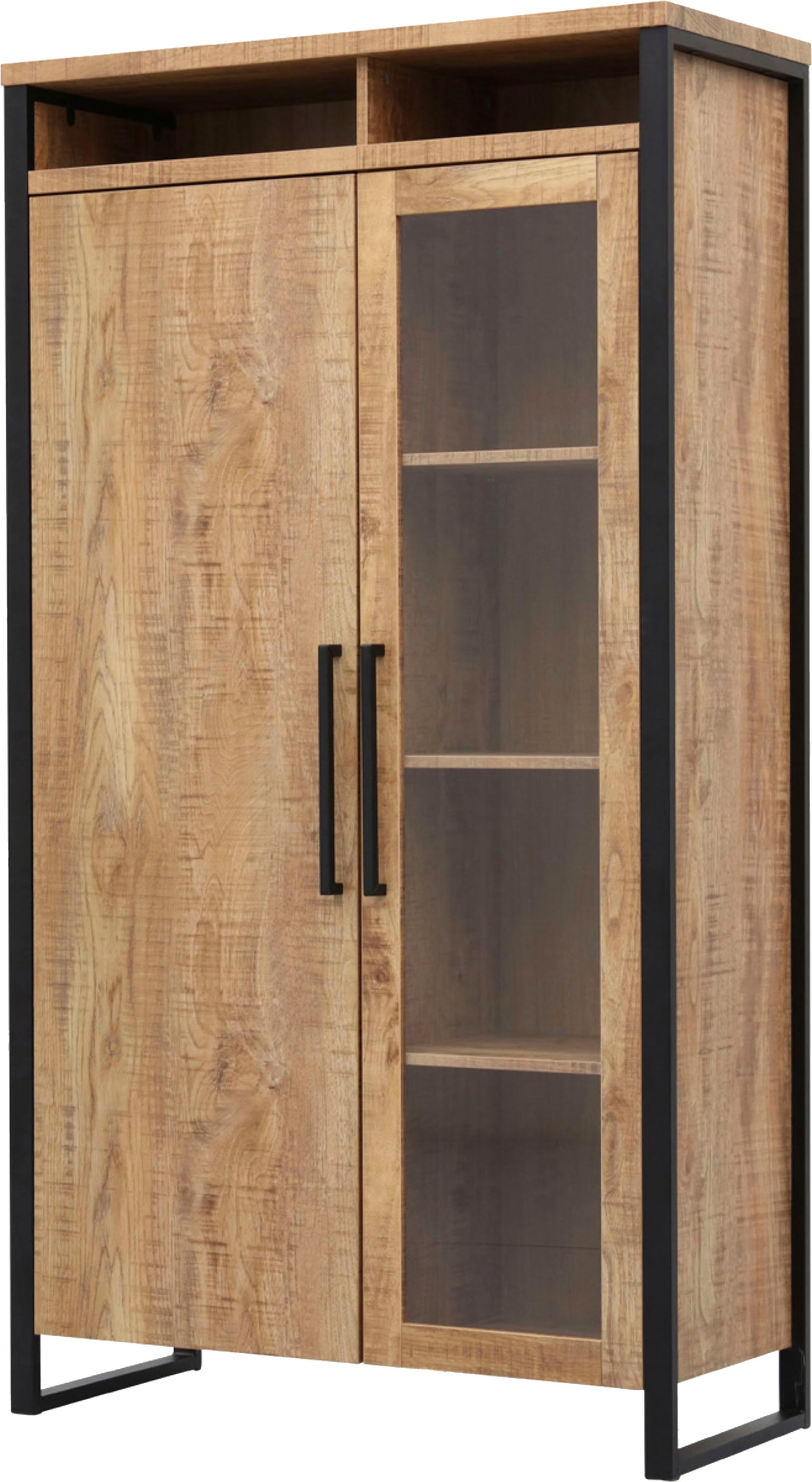 OMG Design Vitrine »Carriba Wohnzimmerschrank«, Höhe 190 cm, mit Soft-Close günstig online kaufen