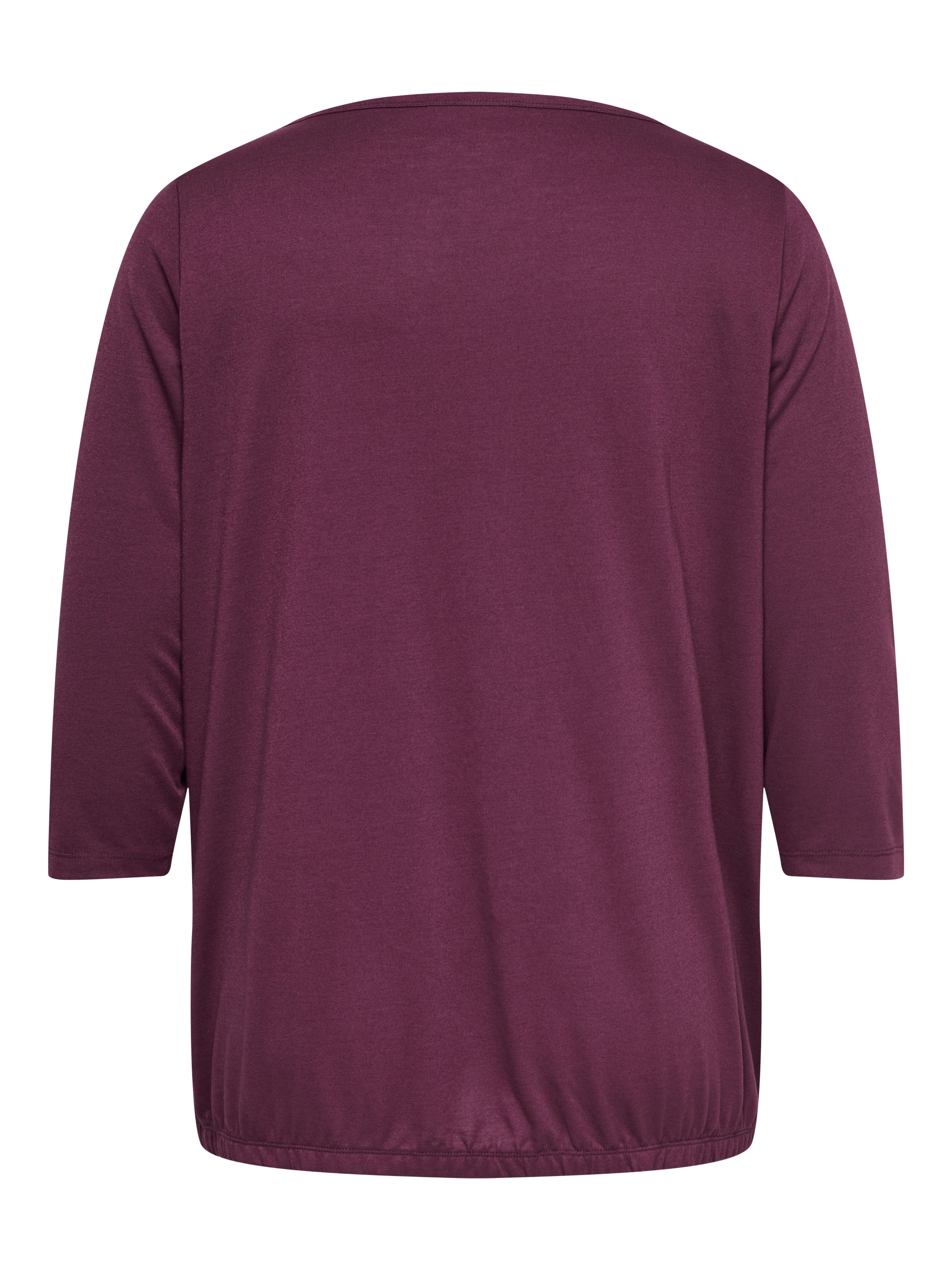 ONLY CARMAKOMA 3/4-Arm-Shirt »CARCARLINNE 3/4 BOATNECK TOP JRS« Materialmix, normal geschnitten