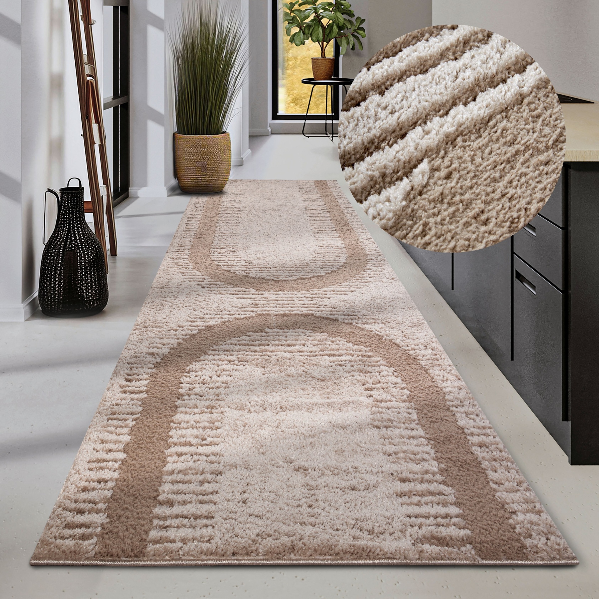 ELLE DECORATION Designteppich »Bartoux«, rechteckig, 18 mm Höhe, Hochflor, günstig online kaufen