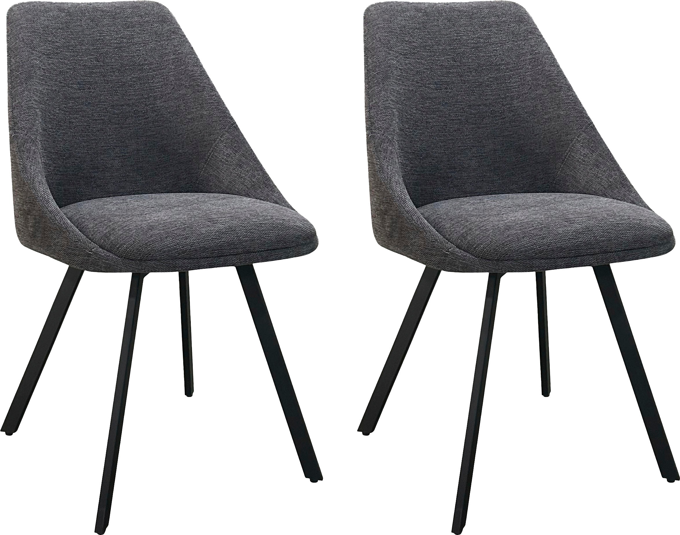 byLIVING Esszimmerstuhl »Jasper (2er-Set)«, (Set), Sitzschale 360°drehbar, günstig online kaufen