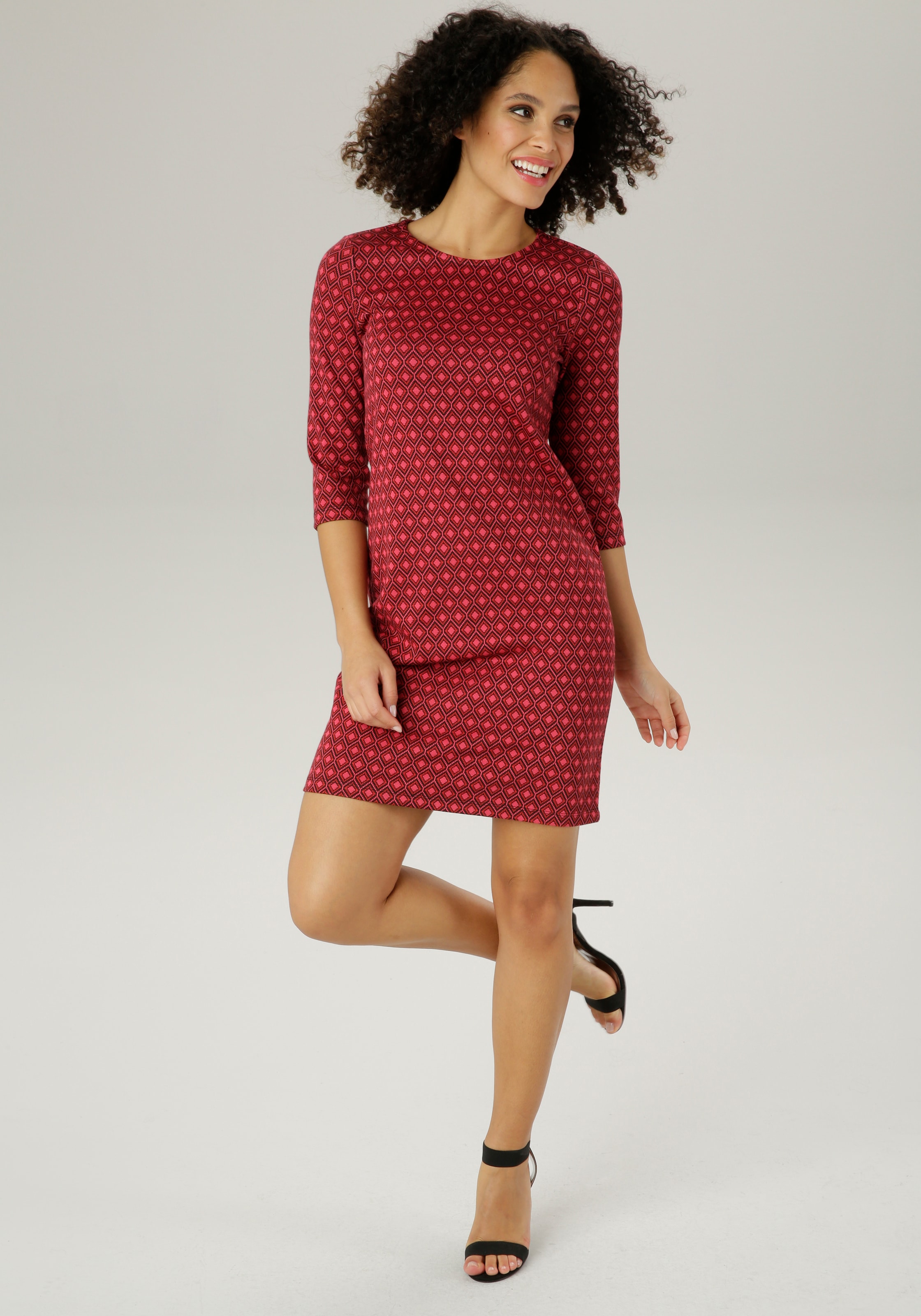 Aniston SELECTED Jerseykleid, in online bei Jacquard-Qualität