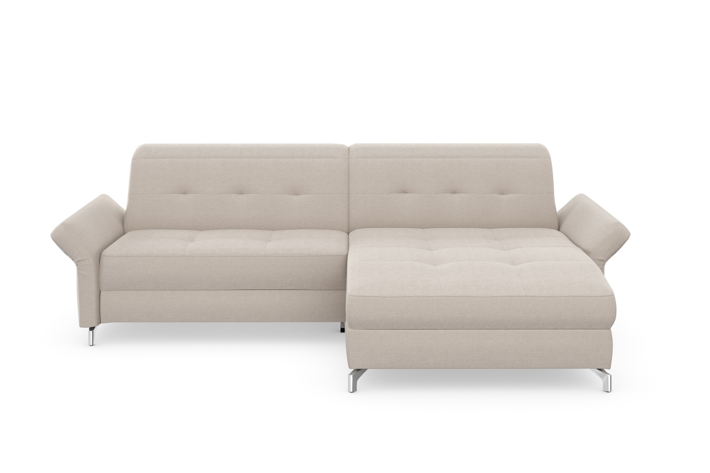 Home affaire Ecksofa »Maredo L-Form« Federkern, wahlweise auch mit Kopfteil günstig online kaufen