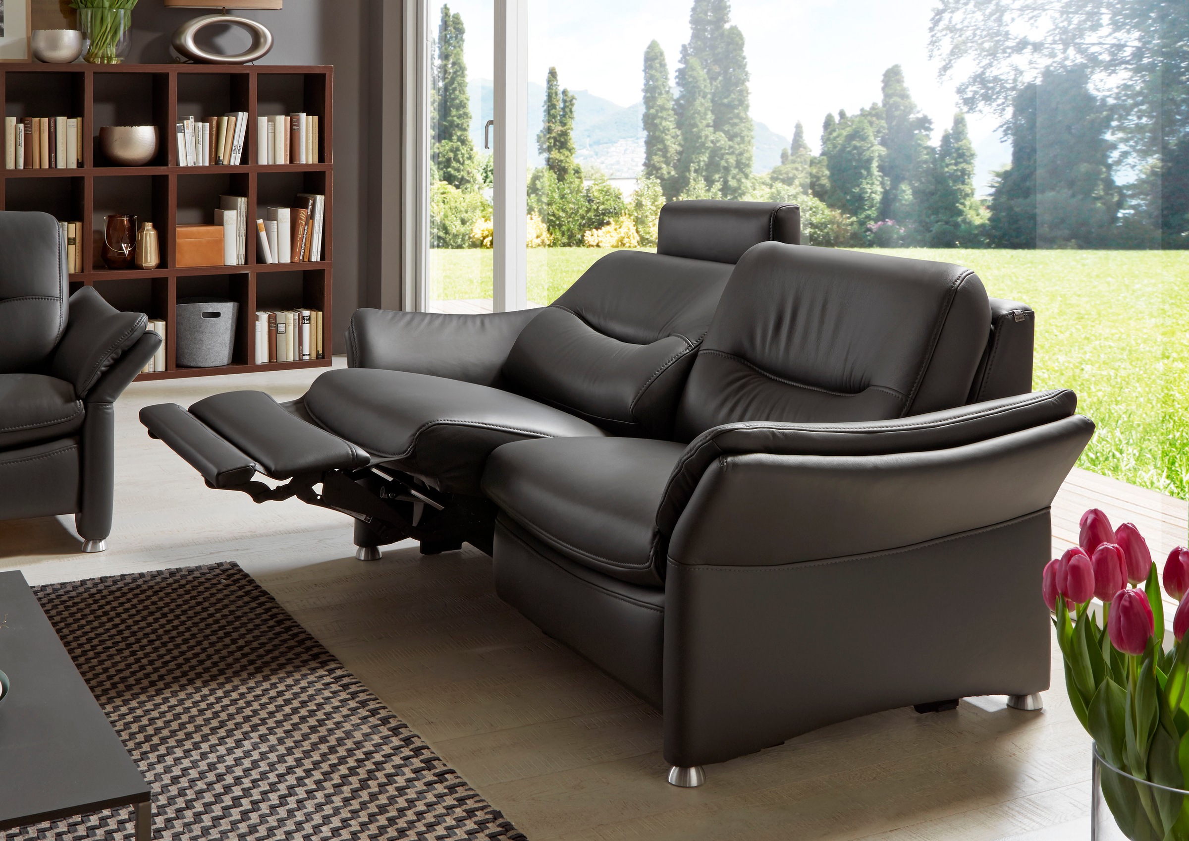HUKLA 2,5-Sitzer »HU-SF15058 Ledersofa, Breite 194 cm«, aus Leder, optional günstig online kaufen