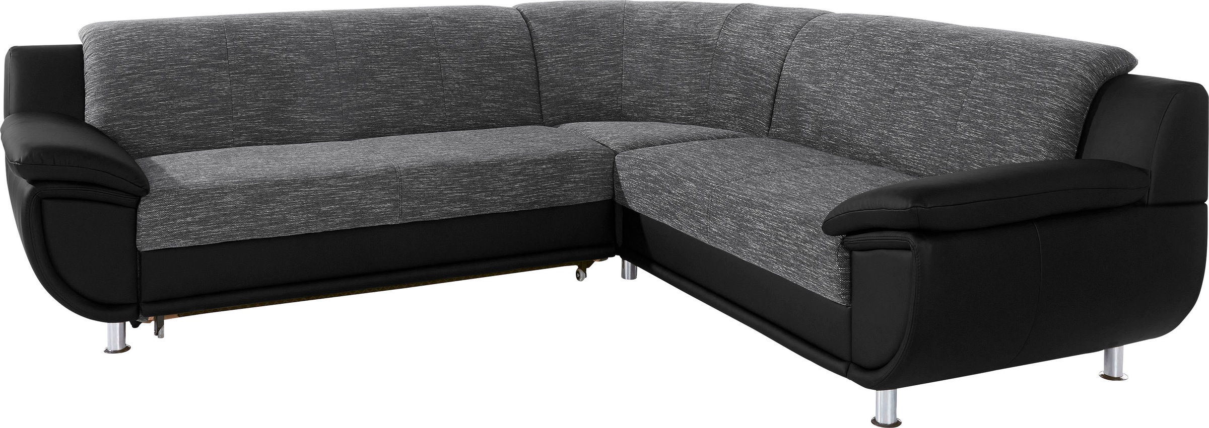 TRENDMANUFAKTUR Ecksofa »Rondo 3, zeitlos und modern, im Materialmix, L-For günstig online kaufen