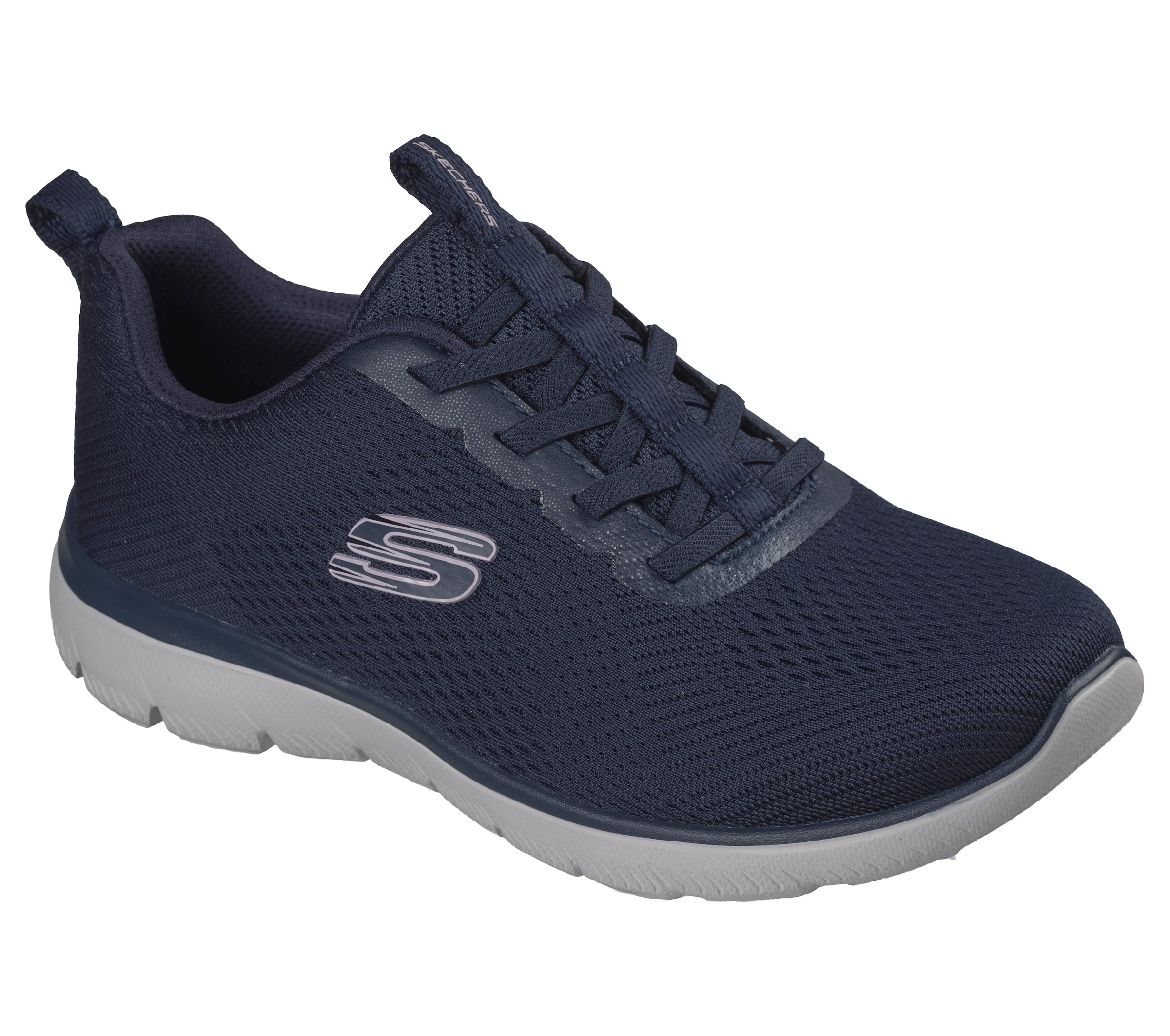 Skechers Slip-On Sneaker »SUMMITS«  Schlupfschuh, Halbschuh, Freizeitschuh mit elastischen Schnürsenkeln
