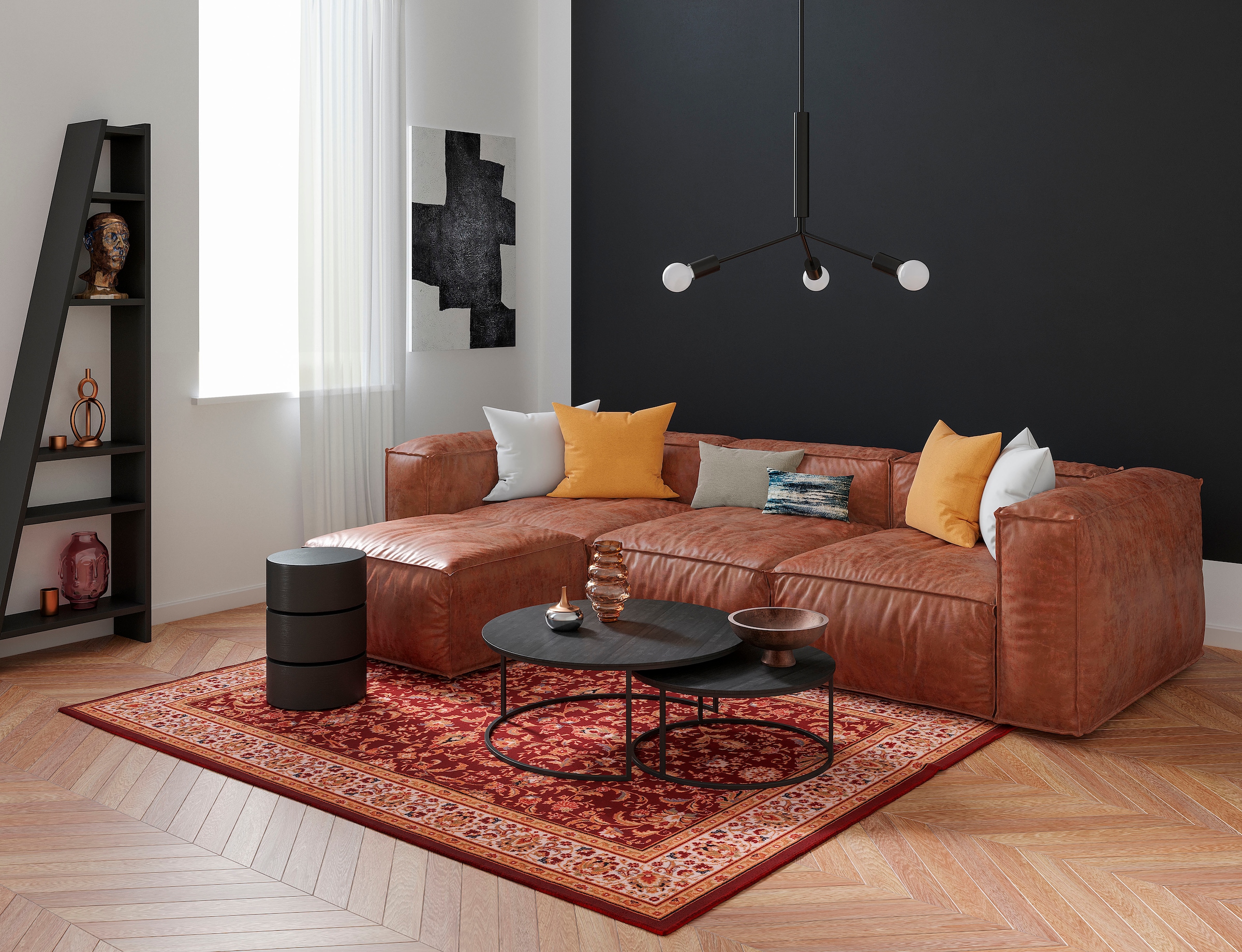 THEKO Wollteppich »Dolna - 808«, rechteckig, 10 mm Höhe, Kurzflor, reine Wolle, Orient-Optik