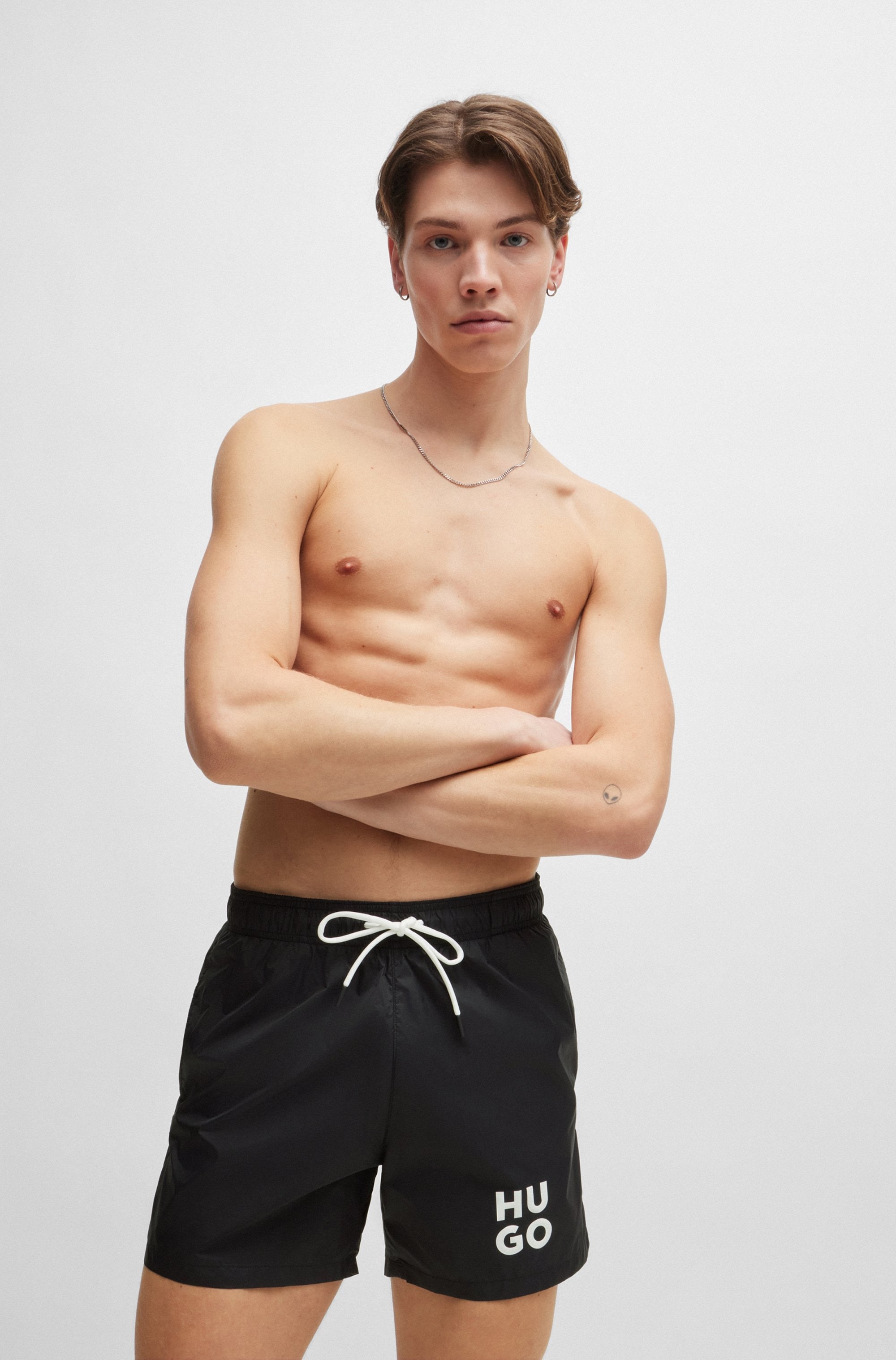 HUGO Underwear Badeshorts »PAOL«, mit HUGO Schriftzug