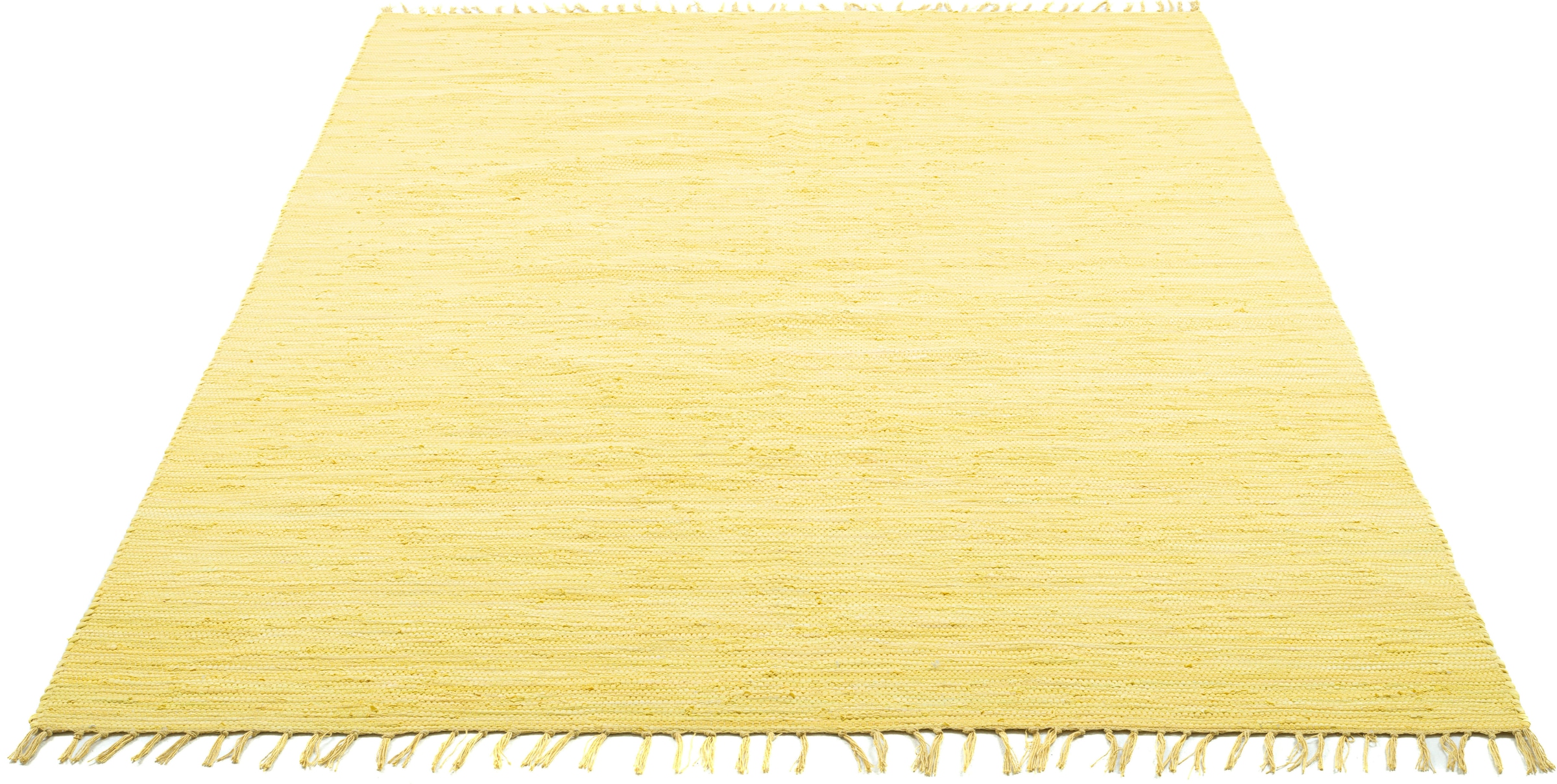 my home Kinderteppich »Insa Fleckerl«, rechteckig, 5 mm Höhe, Uni Farben, pastell, handgewebt, pflegeleicht, waschbar, Kinderzimmer
