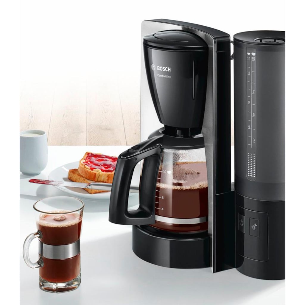 BOSCH Filterkaffeemaschine »ComfortLine TKA6A643«, 1,25 l Kaffeekanne, Papierfilter, 1x4