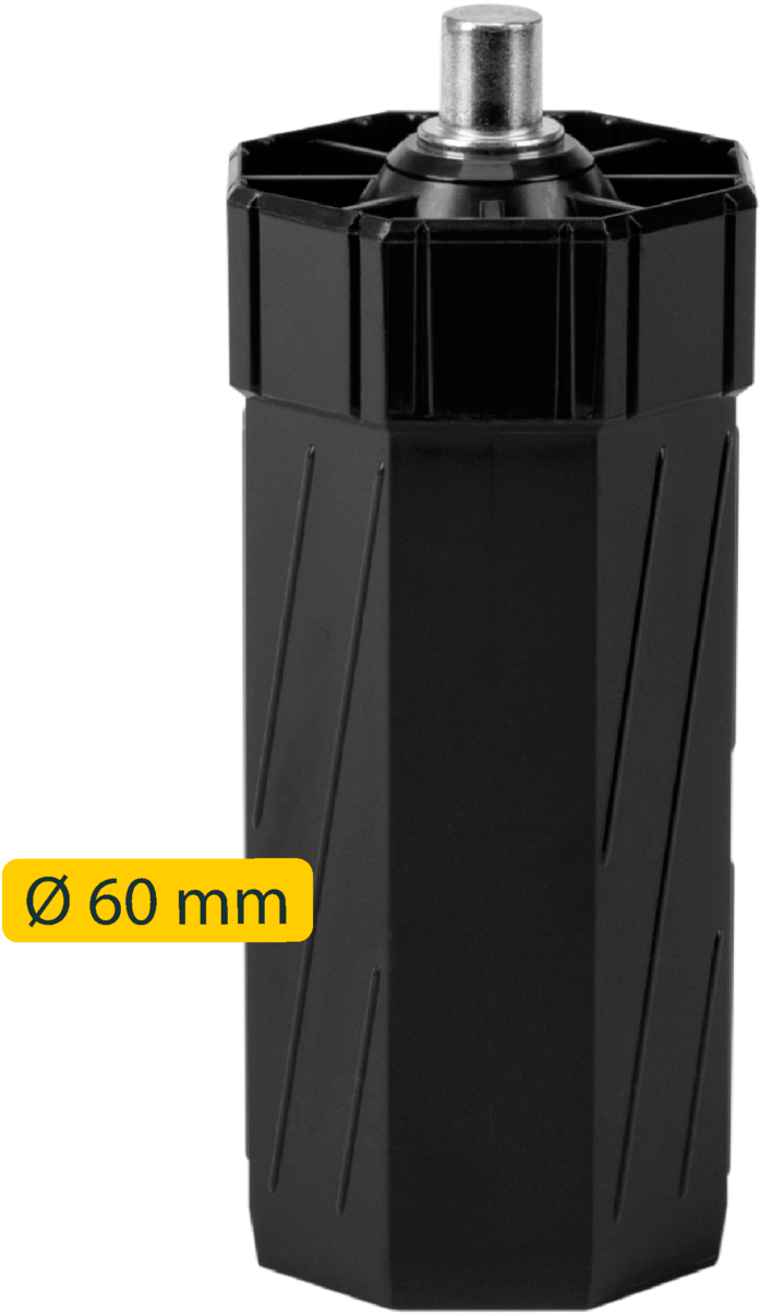SCHELLENBERG Walzenhülse »Maxi für 60 mm Achtkantwellen«, Rollladenzubehör zur Verbindung von Rollladenwelle und Wandlager