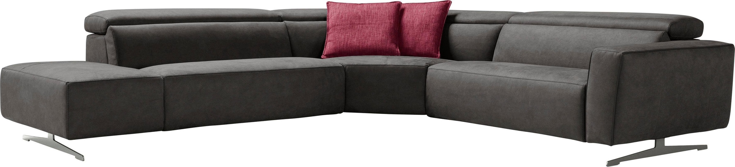 Egoitaliano Ecksofa »Stefanie-e, Designsofa der Extraklasse, bequem mit hoh günstig online kaufen