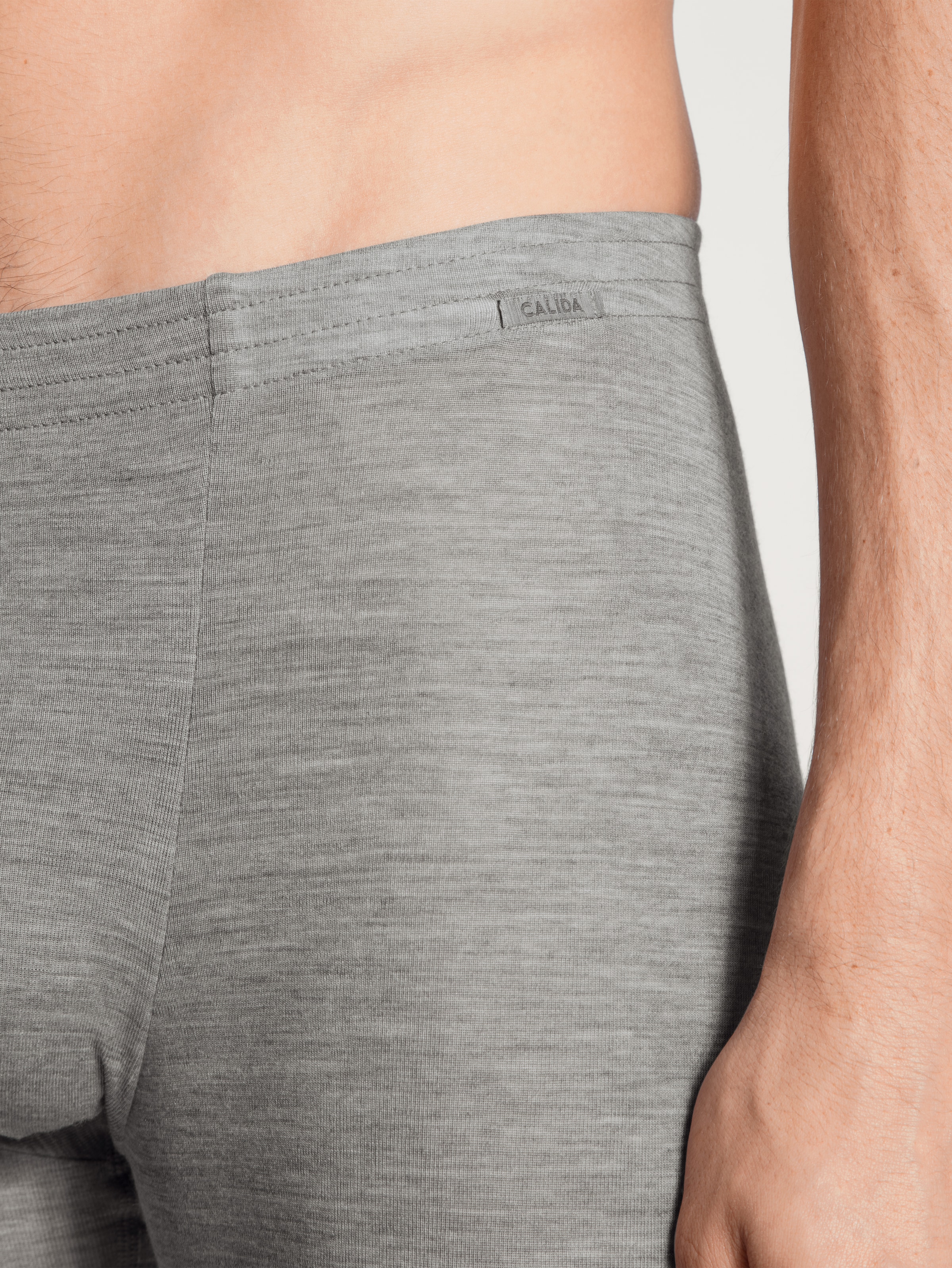 CALIDA Leggings »Wool & Silk«  wärmend, atmungsaktiv, Feinripp-Qualität, Melè-Optik, weich