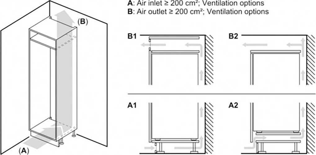 NEFF Einbaukühlschrank »KI1513FE0«, KI1513FE0, 139,7 cm hoch, 55,8 cm breit  online bei
