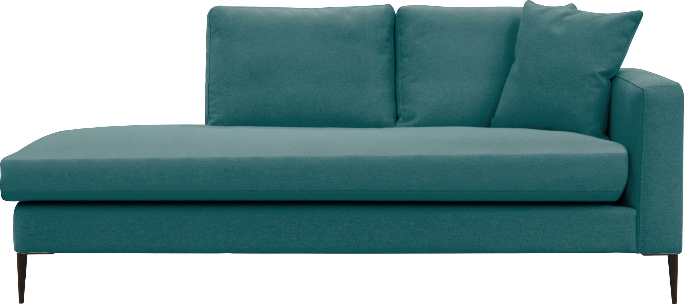 Home affaire Recamiere »Cozy Chaiselongue, Maße B/T/H: 195/97/80 cm« mit lo günstig online kaufen