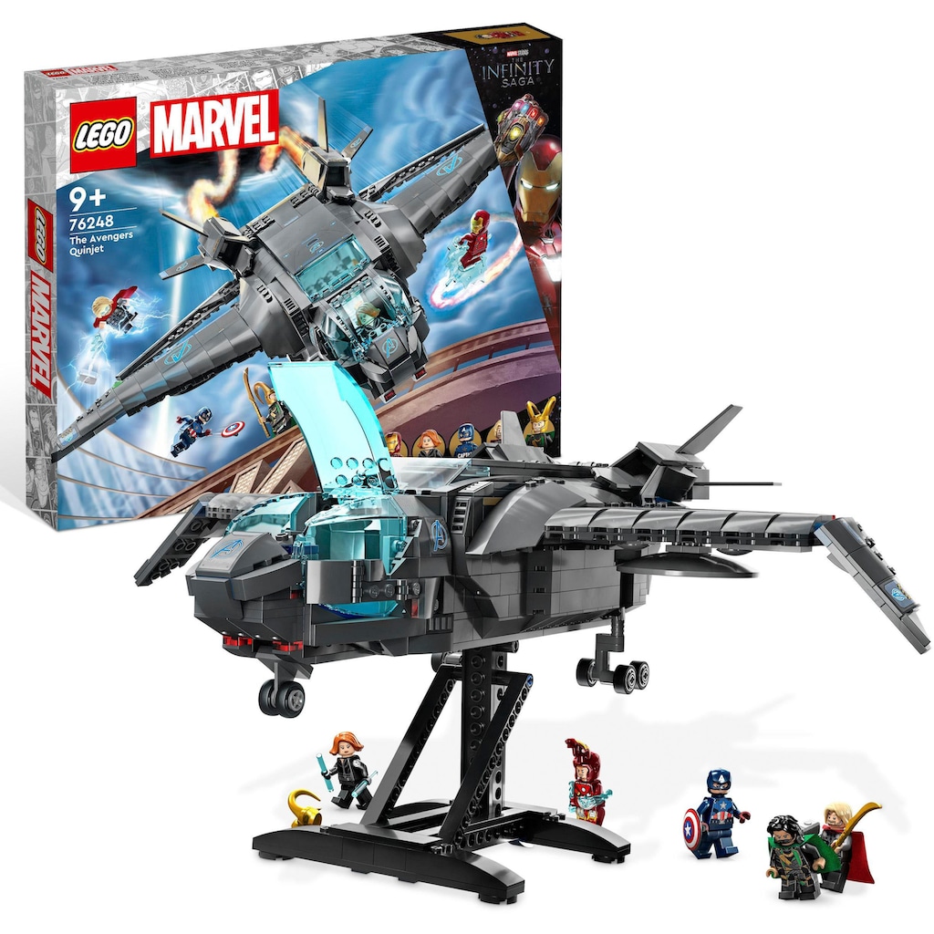 LEGO® Konstruktionsspielsteine »Der Quinjet der Avengers (76248), LEGO® Marvel«, (795 St.)