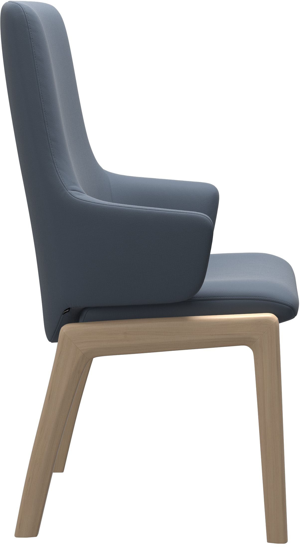 Stressless® Polsterstuhl »Laurel«, Leder PALOMA, High Back mit Armlehne, Größe L, mit abgerundeten Beinen in Walnuss