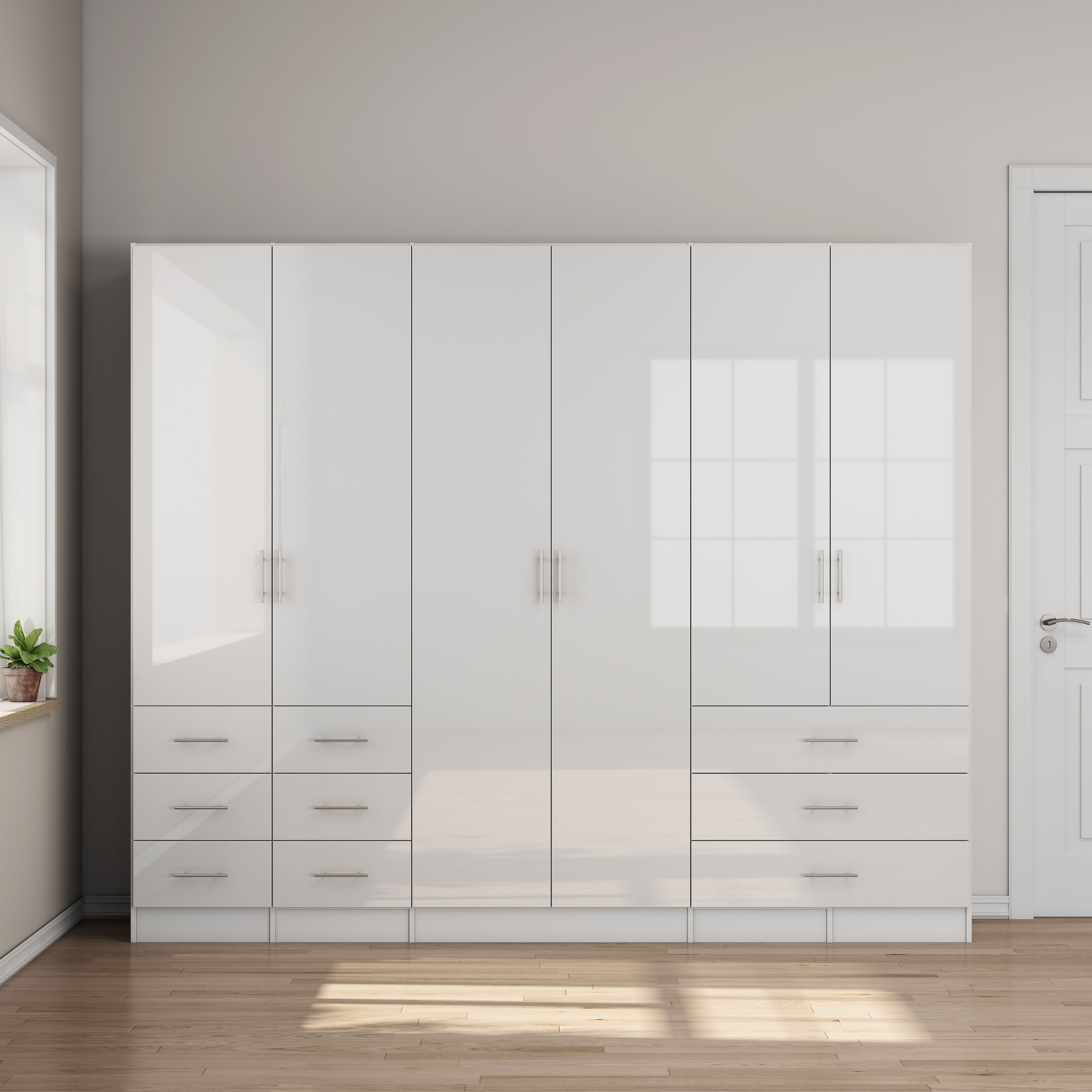 OTTO home Kleiderschrank »Trento Schlafzimmerschrank Garderobe Hochglanz Bestseller«