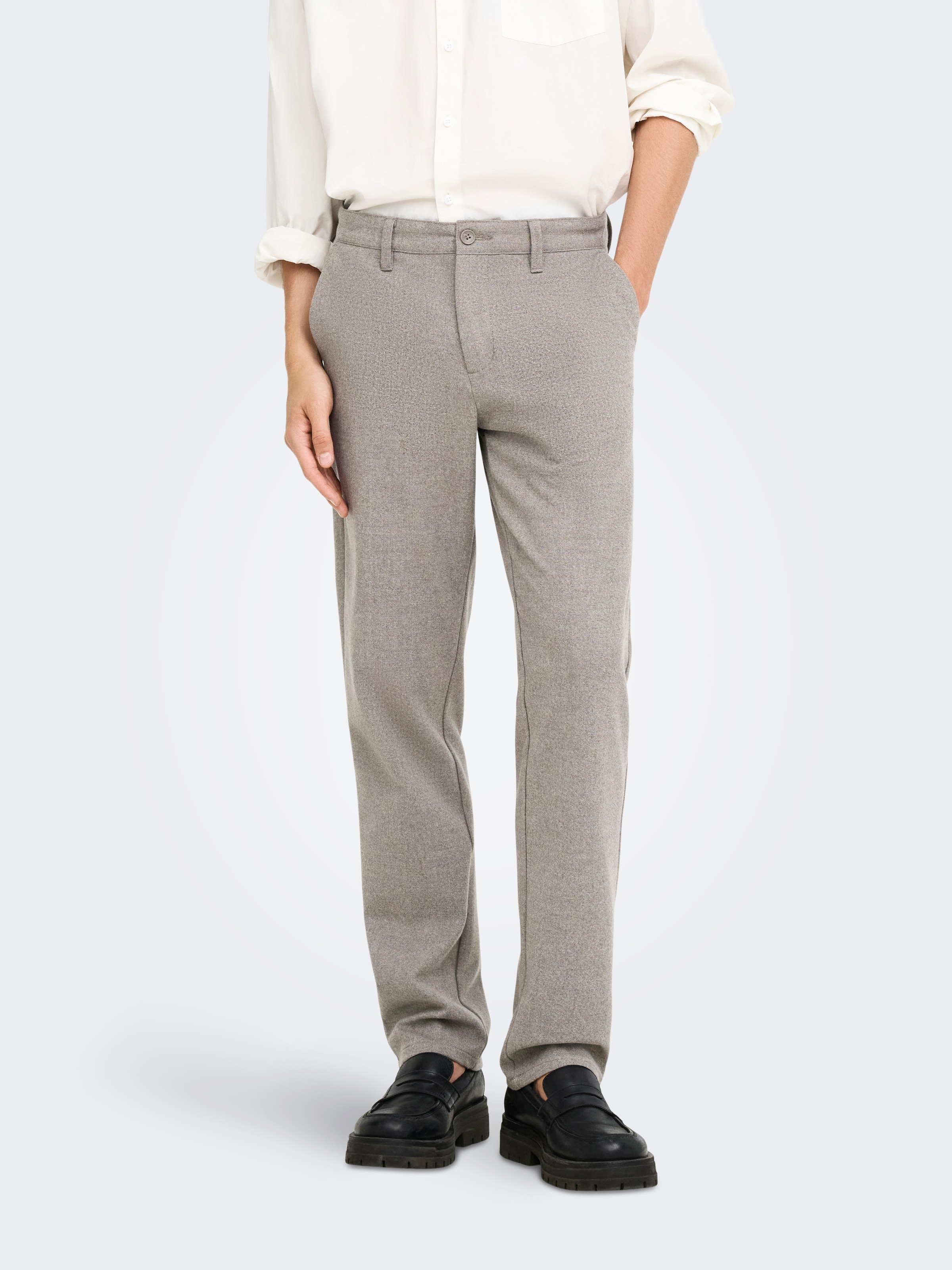 ONLY & SONS Stoffhose »ONSMARK TAP BRUSH PIQUE 0353 PANT NOOS«  Materialmix, slim fit