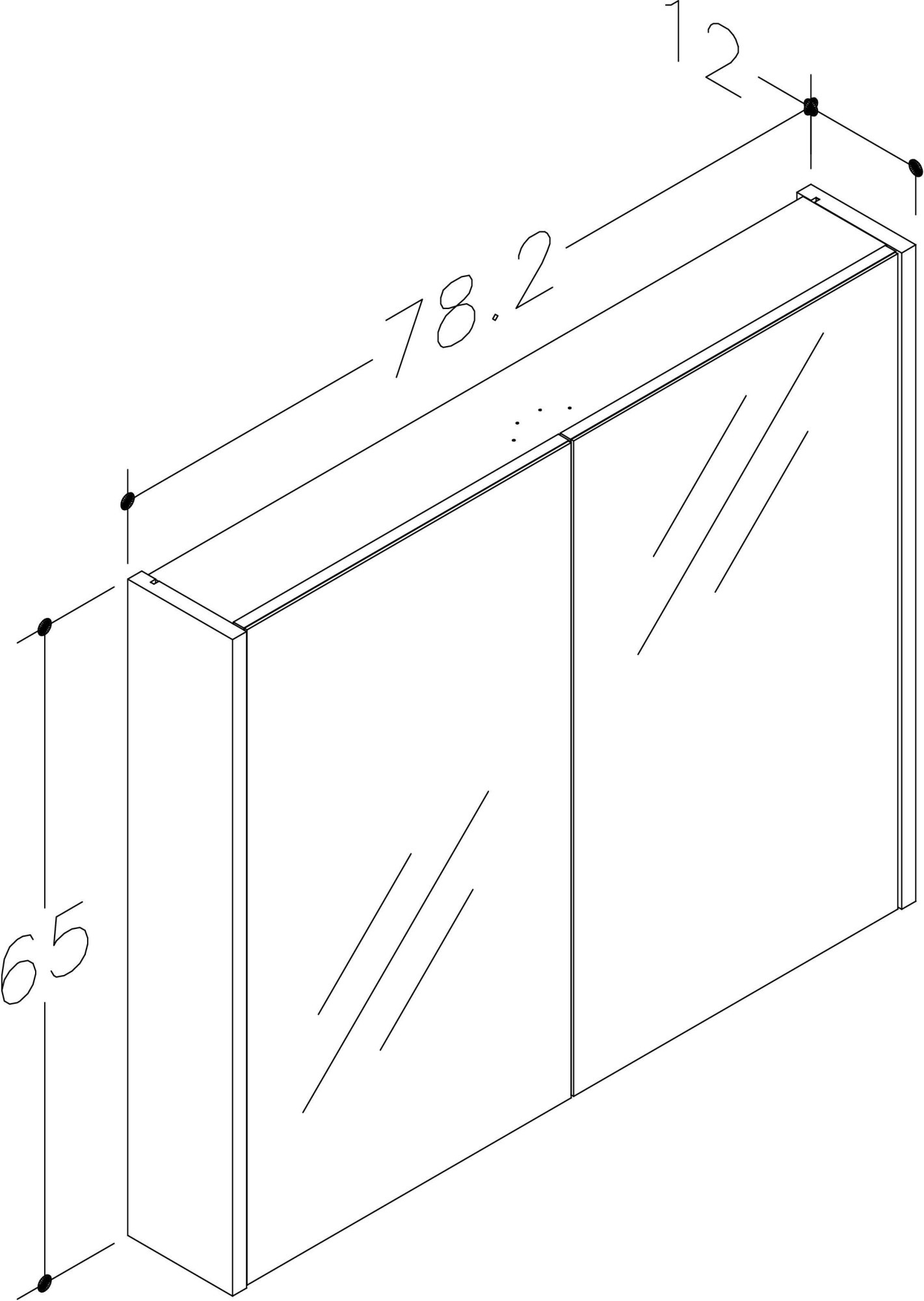 welltime Spiegelschrank »Scandic«, verspiegelt, mit Soft-Close-Funktion, verschiedene Breiten, FSC®