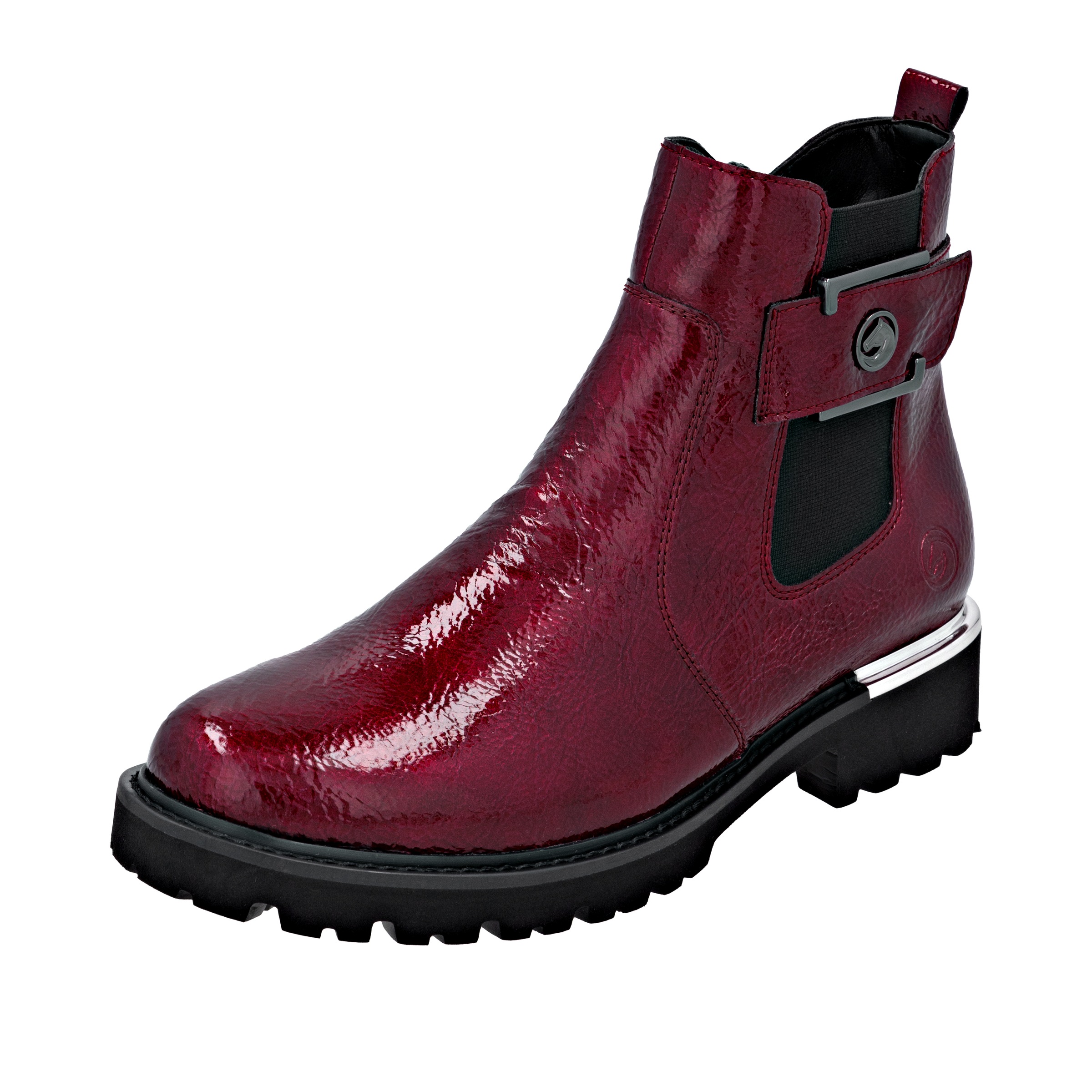 Remonte Chelseaboots, Blockabsatz, Boots, Stiefelette mit praktischem Innen-Reißverschluss