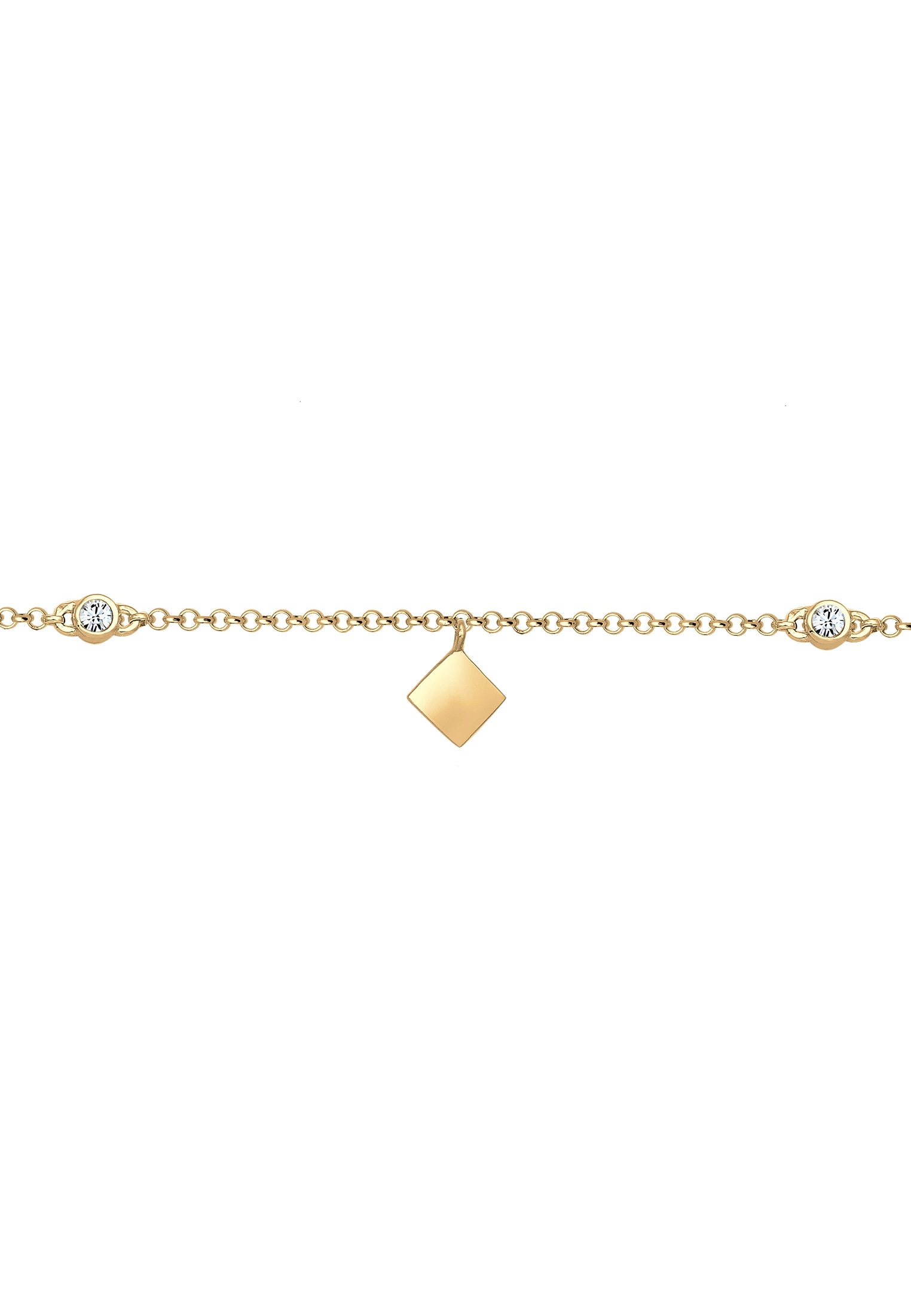 Elli Collier »Choker Weiß 925 Sterling Silber, mit Kristallen von Swarovski®«