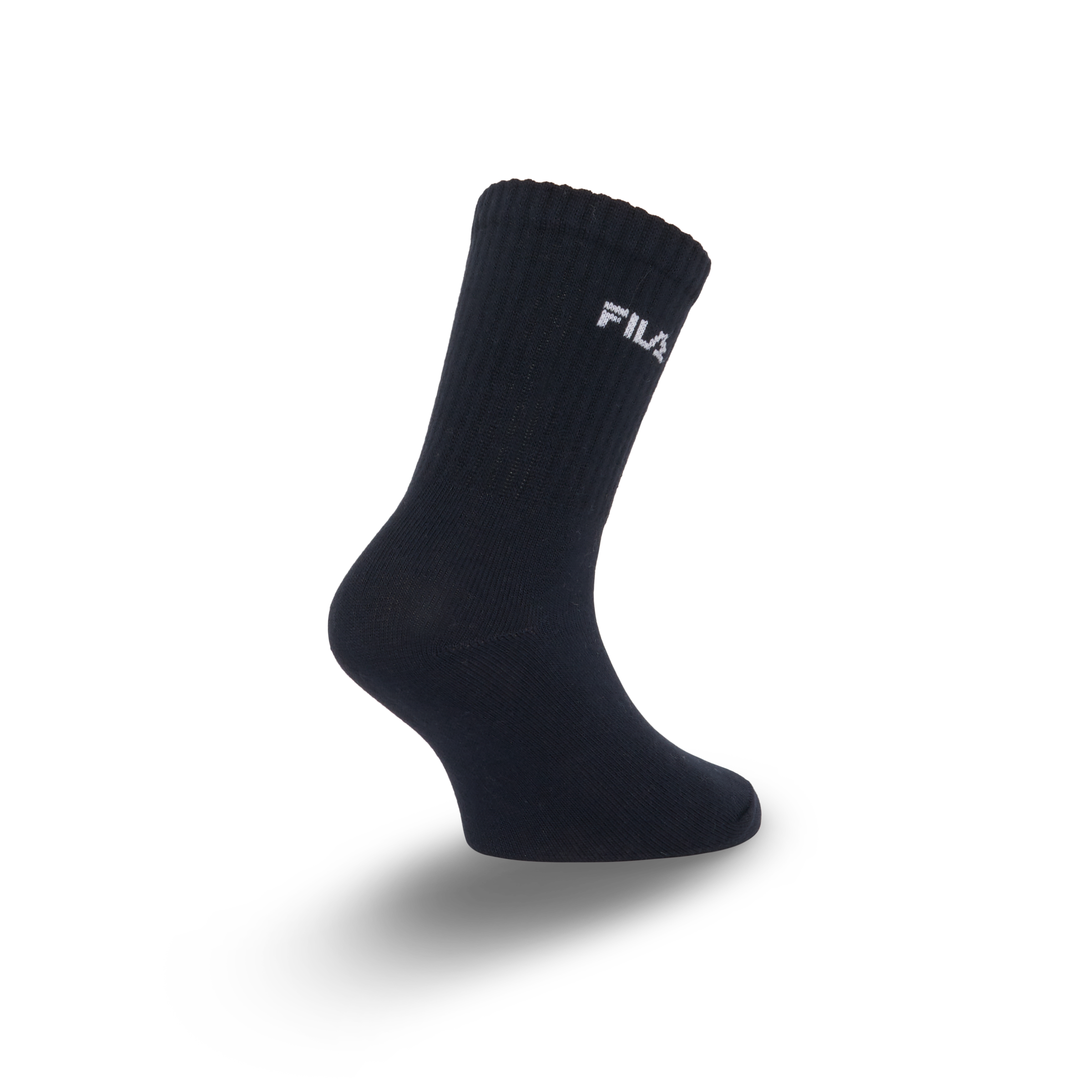 Fila Socken 6 Paar tlg. breites Rippenbündchen, Cotton-Mix, Unisex