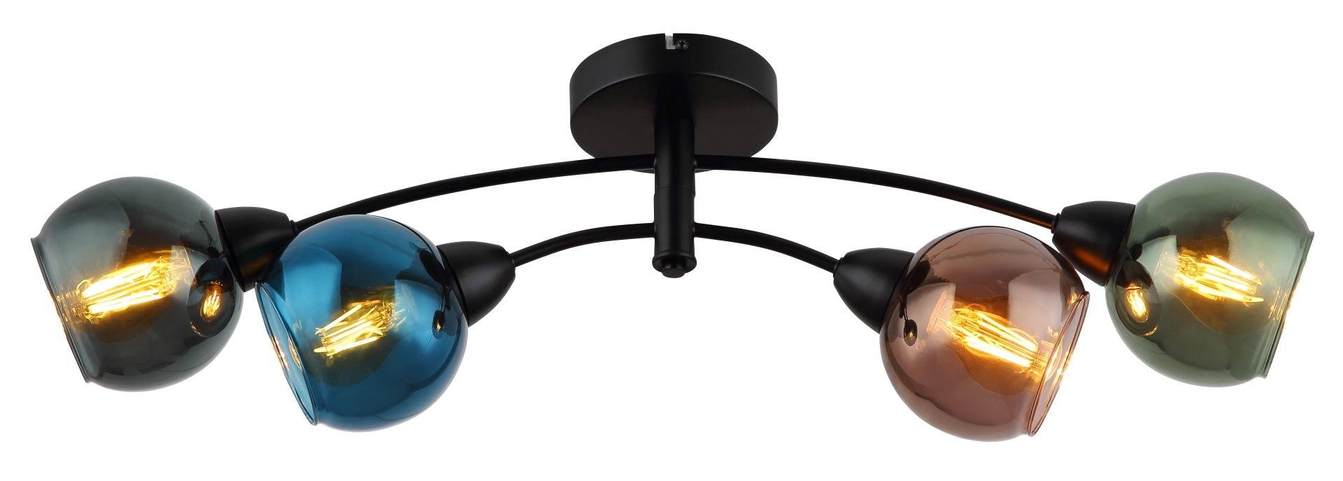 GLOBO LIGHTING LED Deckenleuchte »ZARLONA«, 4 flammig, Leuchtmittel E27 | ohne Leuchtmittel, perfekt für Räume wie das Wohnzimmer, Flur oder Esszimmer