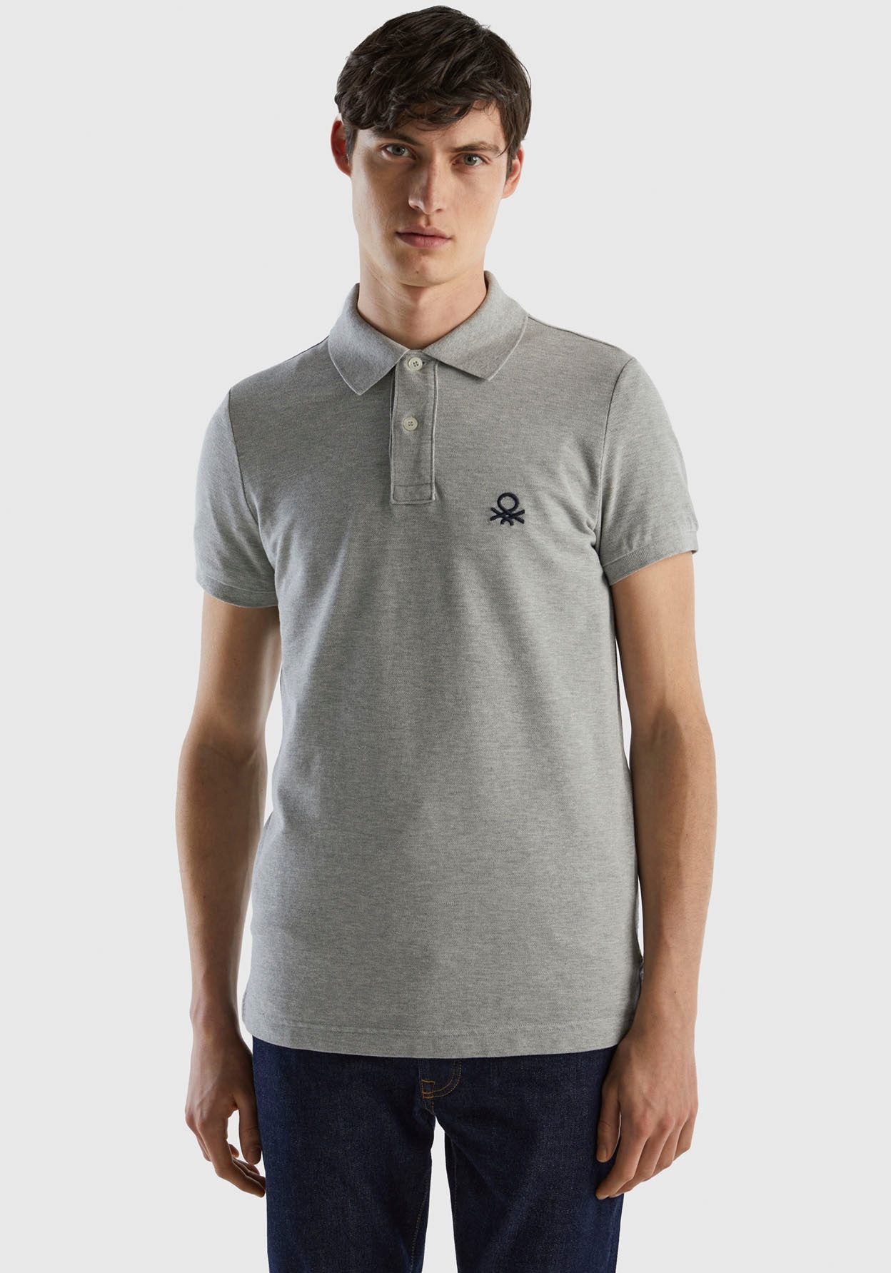 United Colors of Benetton Poloshirt, mit großem Label-Badge