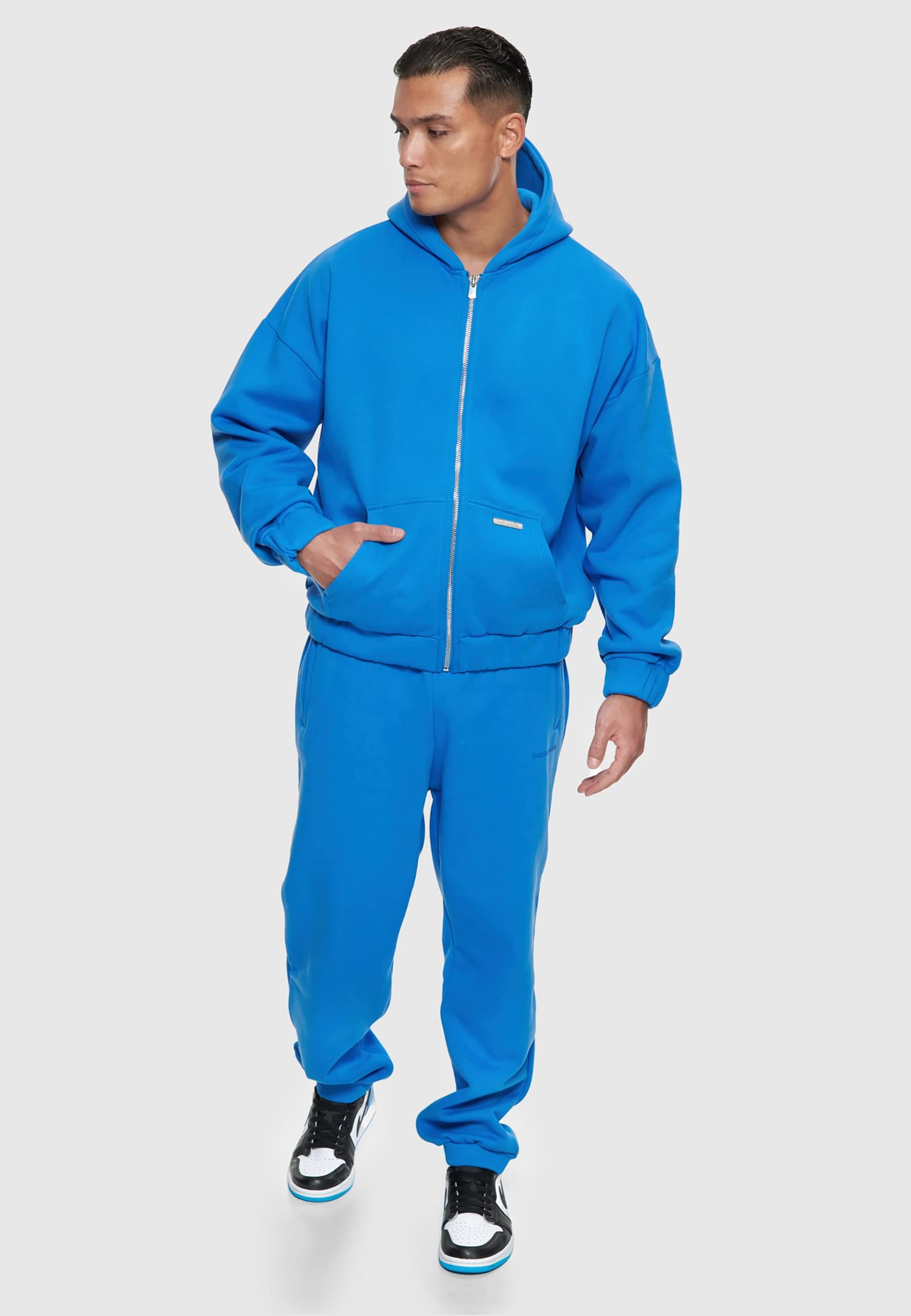 Dropsize Sweatjacke »Dropsize Herren Bazix Republiq Super Heavy Blank Zip-Hoodie«