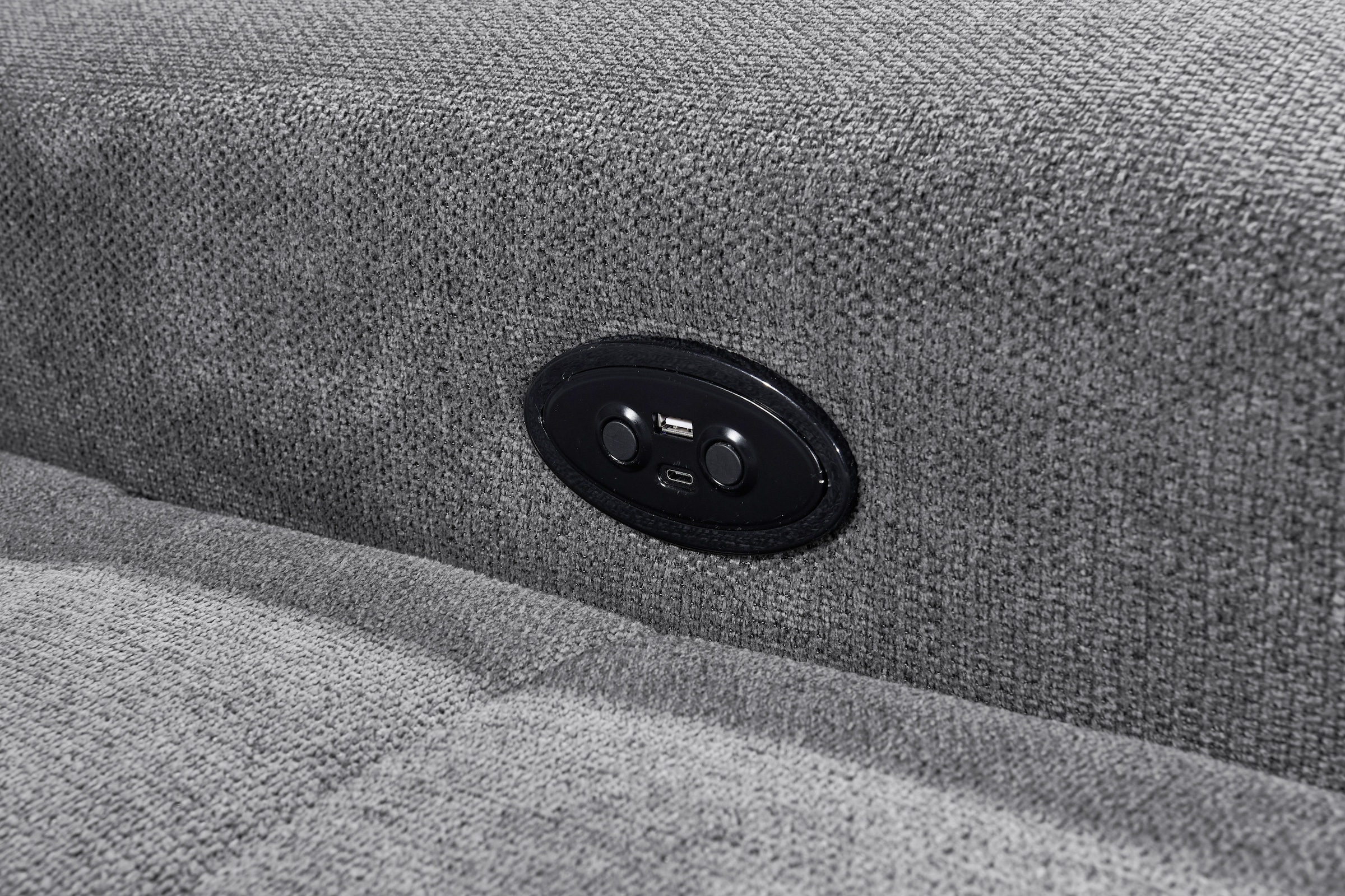 ED EXCITING DESIGN Ecksofa »Rockdale L-Form mit Bettfunktion, Bettkasten« Kopfteilverstellung, Sitztiefenverstellung & USB-Port