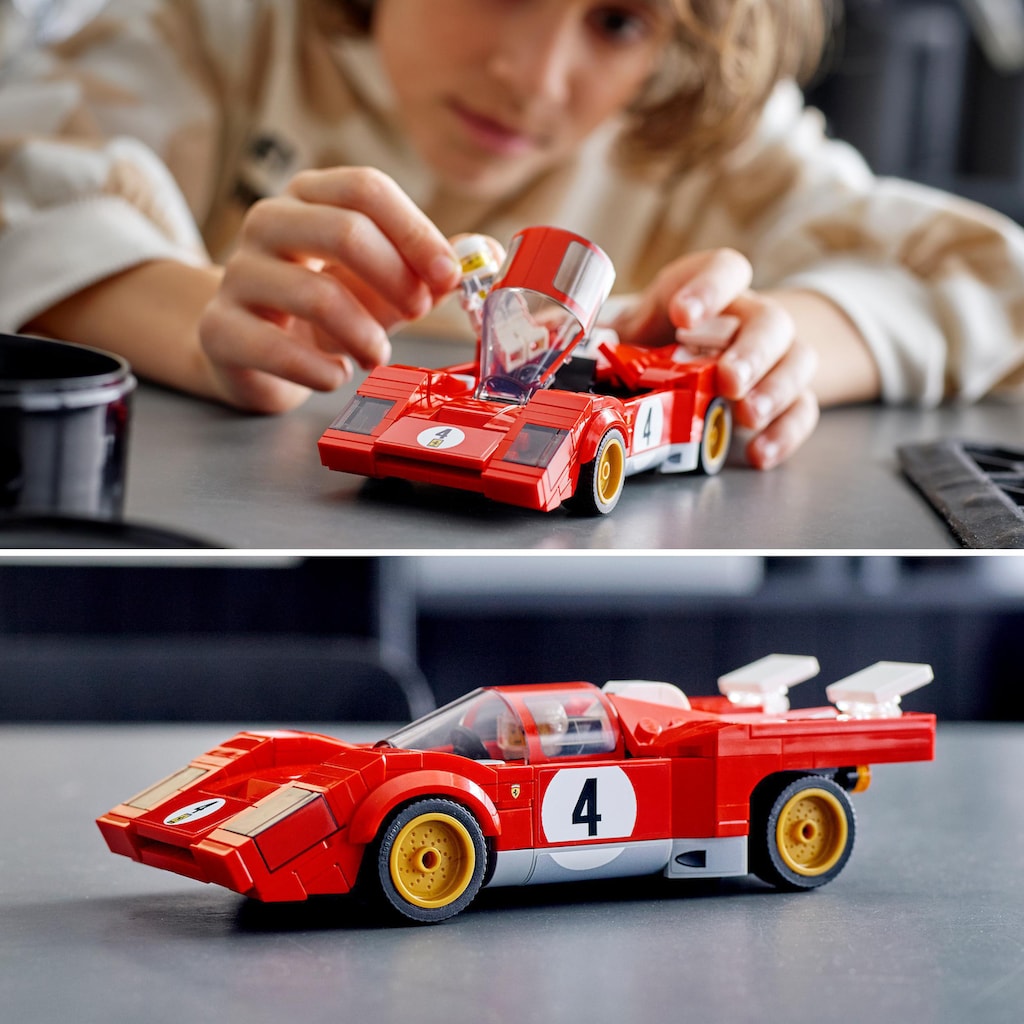 LEGO® Konstruktionsspielsteine »1970 Ferrari 512 M (76906), LEGO® Speed Champions«, (291 St.), Made in Europe