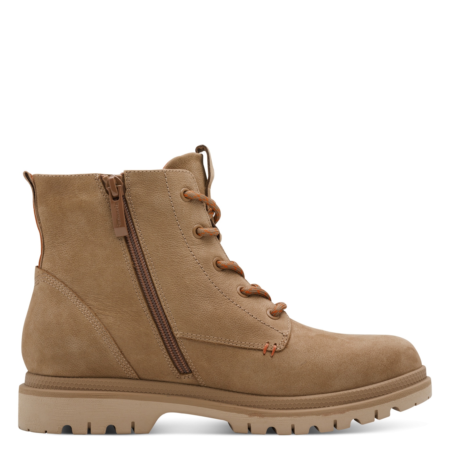 Tamaris Schnürboots  , Blockabsatz, Schnürstiefelette mit schönem Logo-Emblem