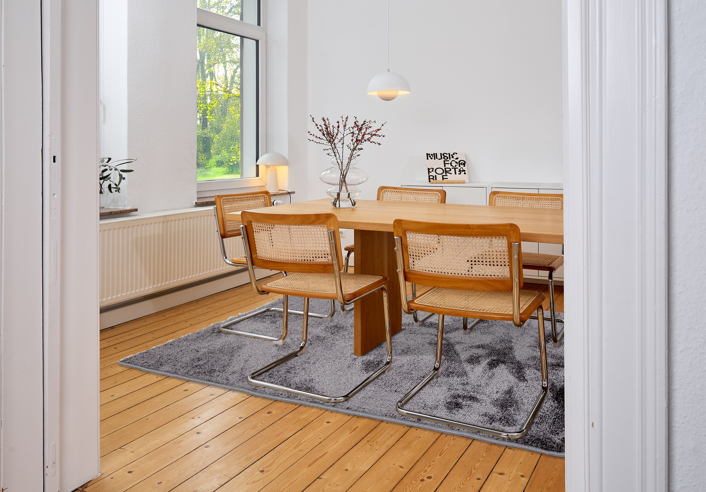 ASTRA Teppich »Stevie 250«, rechteckig, 9 mm Höhe, weicher Kurzflor, gewebt, Wohnzimmer, Schlafzimmer