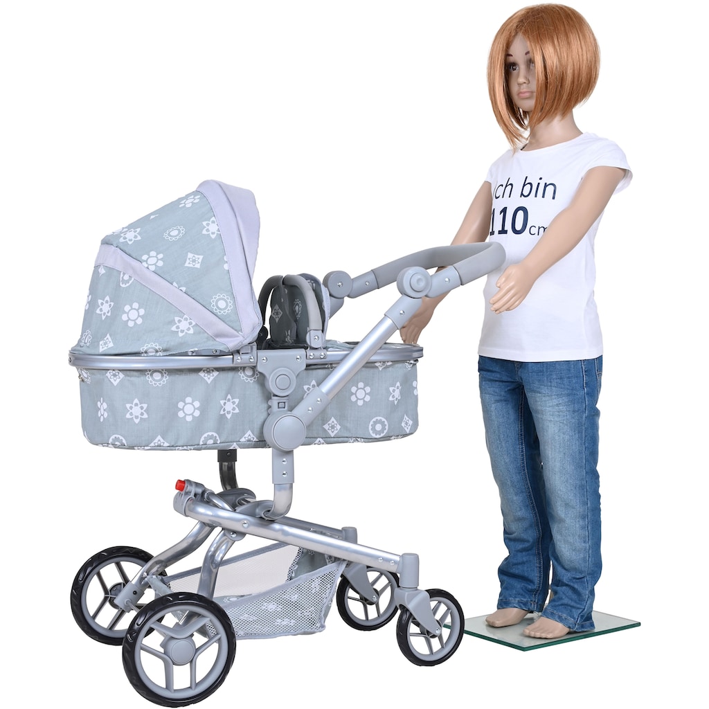 Knorrtoys® Kombi-Puppenwagen »Boonk - Royal Grey«