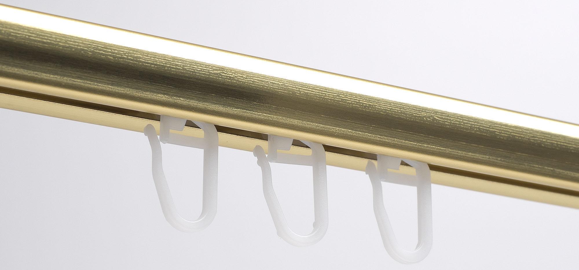 Liedeco U-Schiene »U-STORELAU01GS«, 1 läufig-läufig, Fixmaß