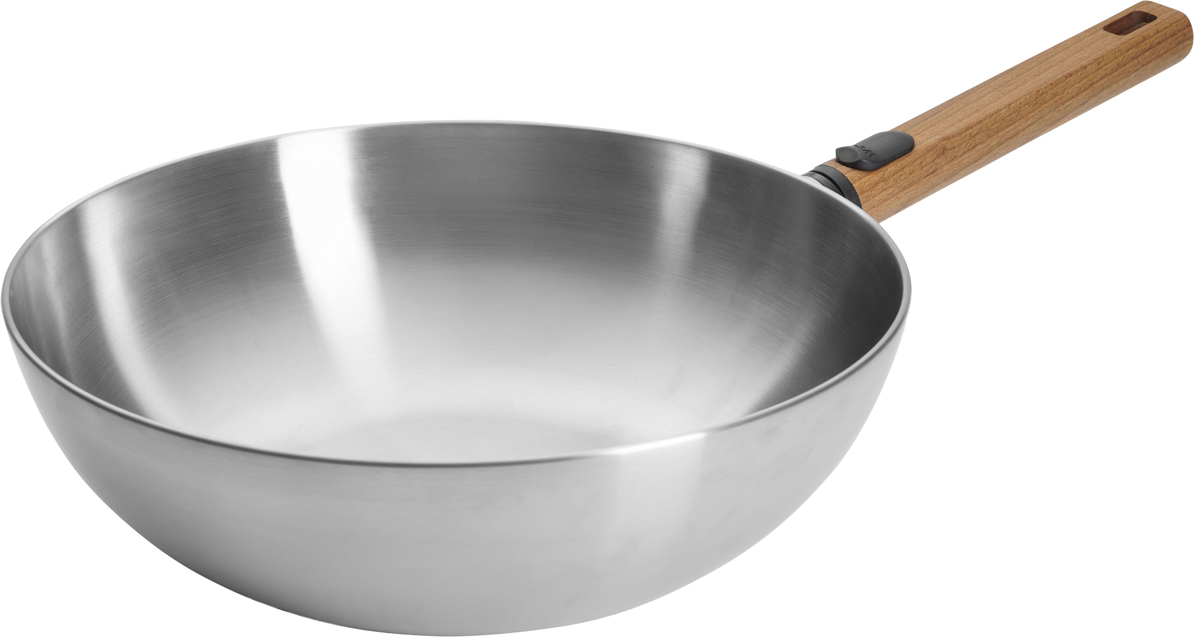 WOLL Wok »Logic Steel« Edelstahl 18/10 1 Stk. tlg. 5-Schicht-Aufbau günstig online kaufen