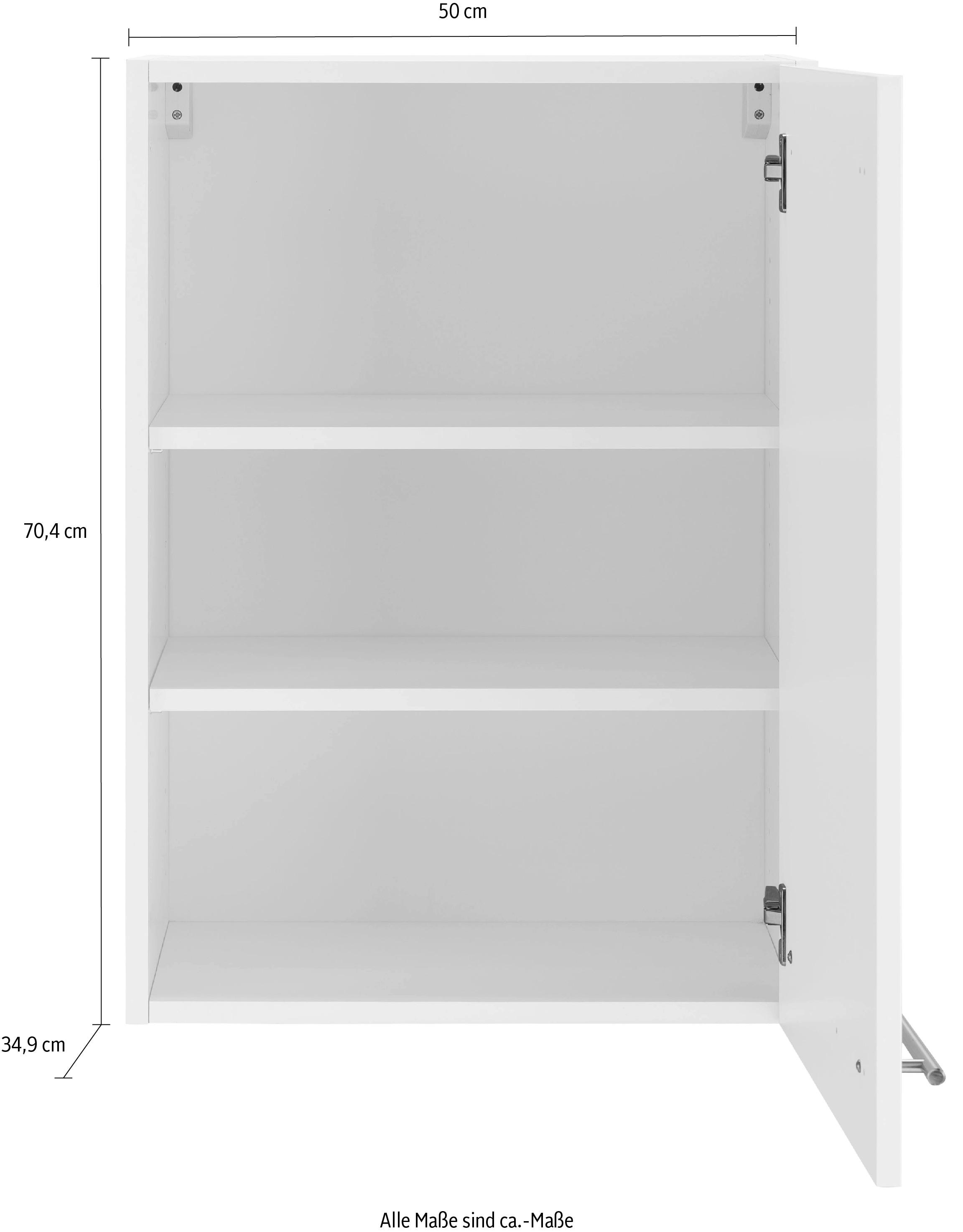 OPTIFIT Hängeschrank »Bern«, Breite 50 cm, 70 cm hoch, mit 1 Tür, mit Metallgriff