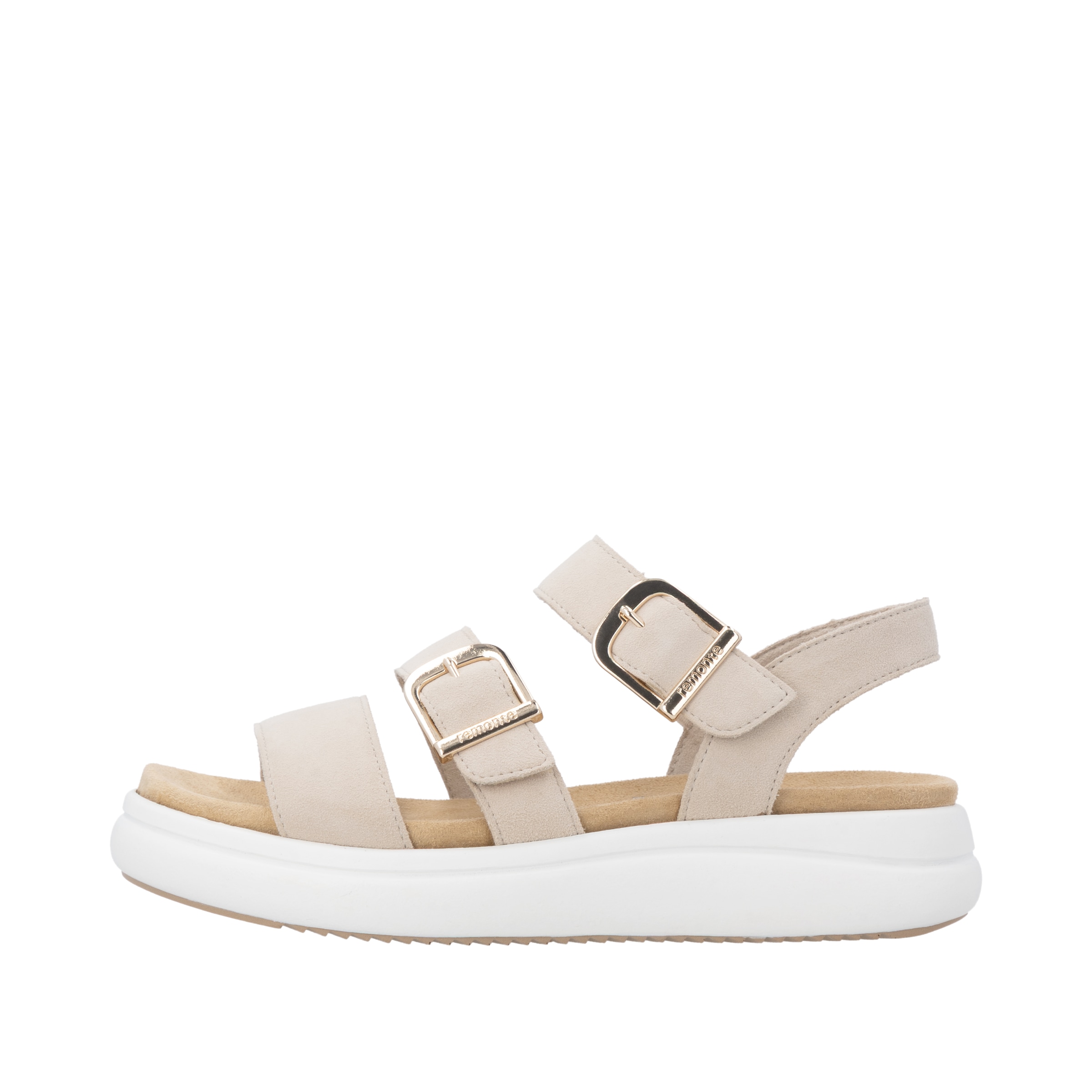 Remonte Plateausandale  Sommerschuh, Sandale mit Softfußbett und zwei Klettverschlüssen