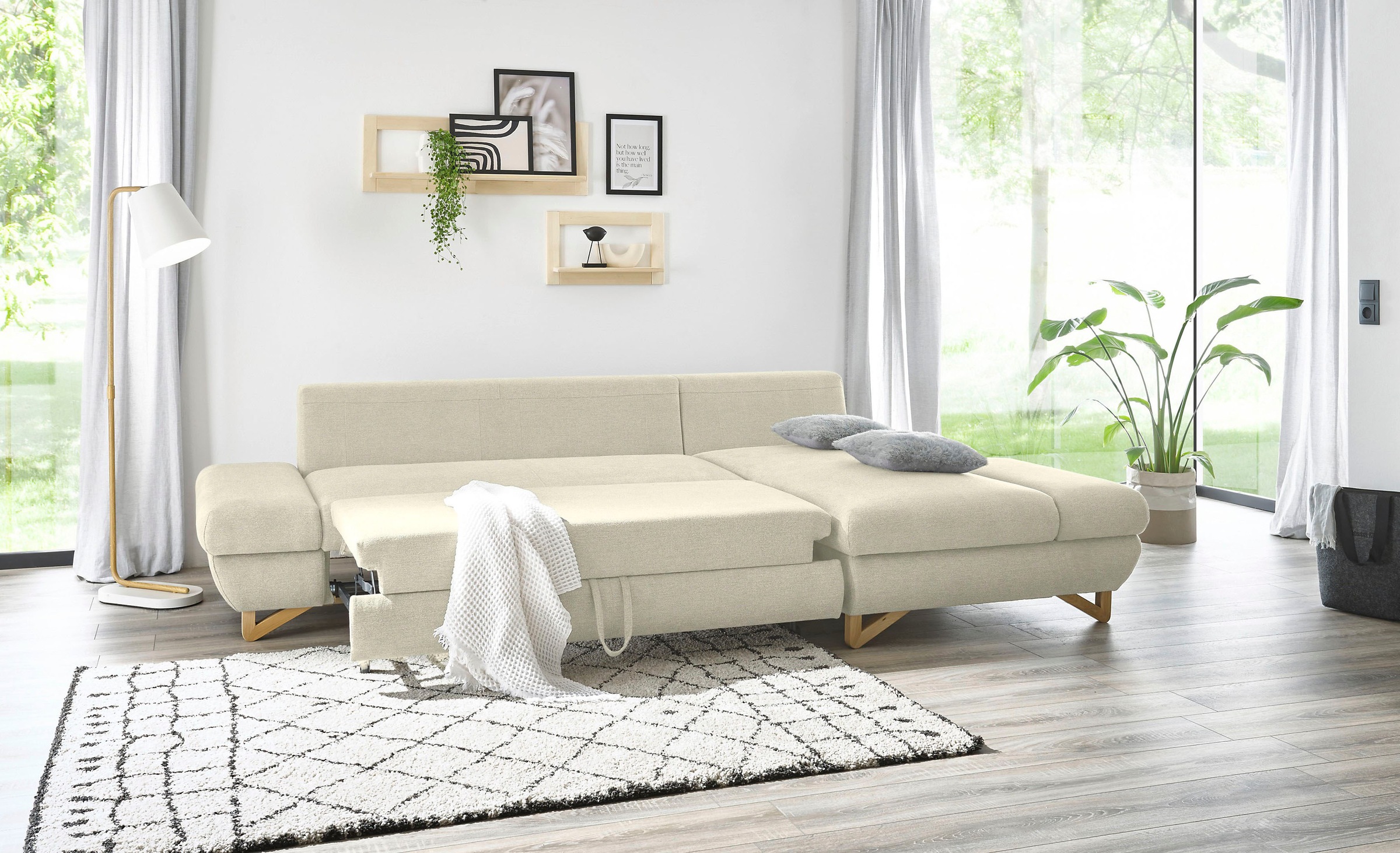INOSIGN Schlafsofa »City/Giron«, komfortable Bettfunktion (Liegefläche 245 x 138 cm), sowie Bettkasten