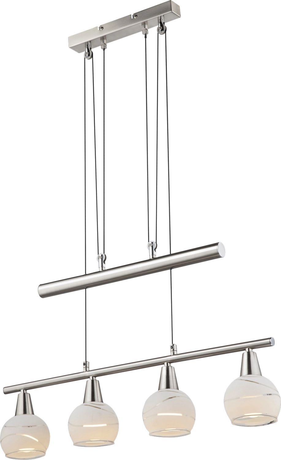 GLOBO LIGHTING Hängeleuchte »ELLIOTT«, Leuchtmittel E14 | LED wechselbar, kürzbar