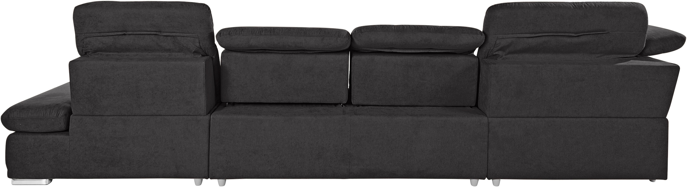 COTTA Wohnlandschaft »Holiday U-Form mit Sitztiefen-, Armteil- und Kopfteilverstellung« wahlweise mit Bettfunktion & Bettkasten