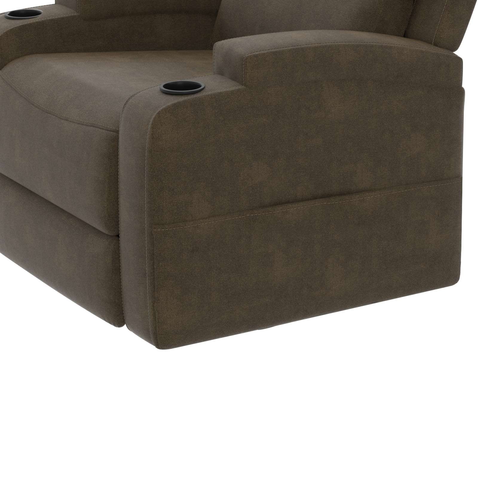 Home affaire 3-Sitzer »Napori«, Kinosofa mit 2 x Relaxfunktion und Getränkehalter
