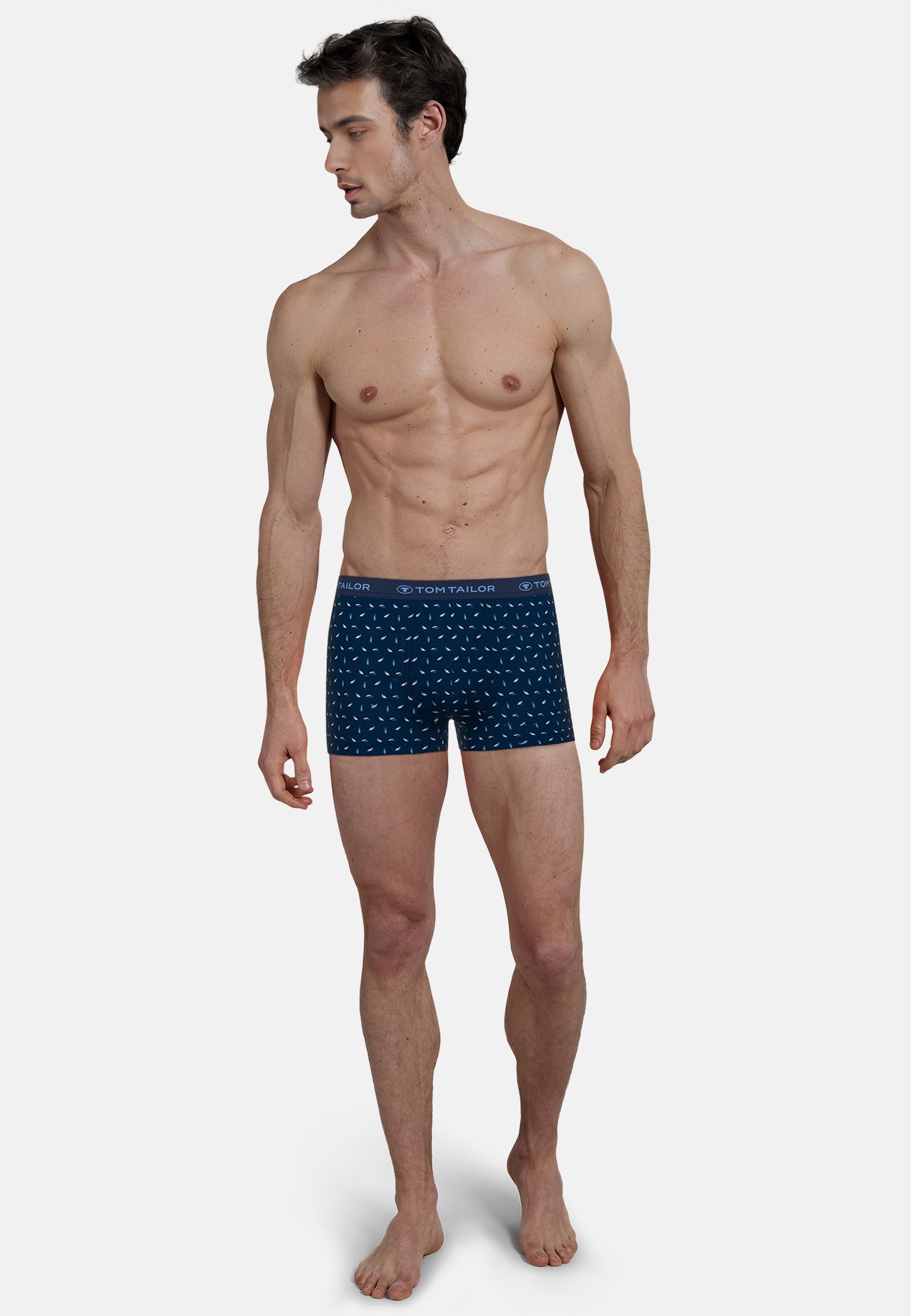 TOM TAILOR Boxershorts »Buffer«, (3er Pack), mit Logobund