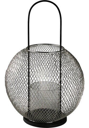 AM Design Windlicht »Kerzenhalter mit Drahtgeflecht«, (1 St.), aus Metall und Glas,... kaufen