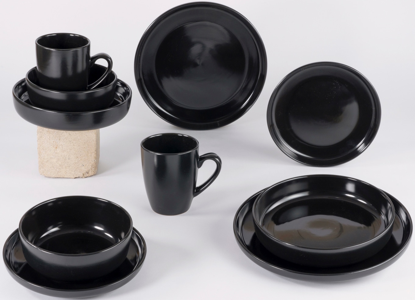 LeGer Home by Lena Gercke Kombiservice »Geschirr-Set, Service Liliane« skandinavische, minimalistische Formensprache, 16 Teile