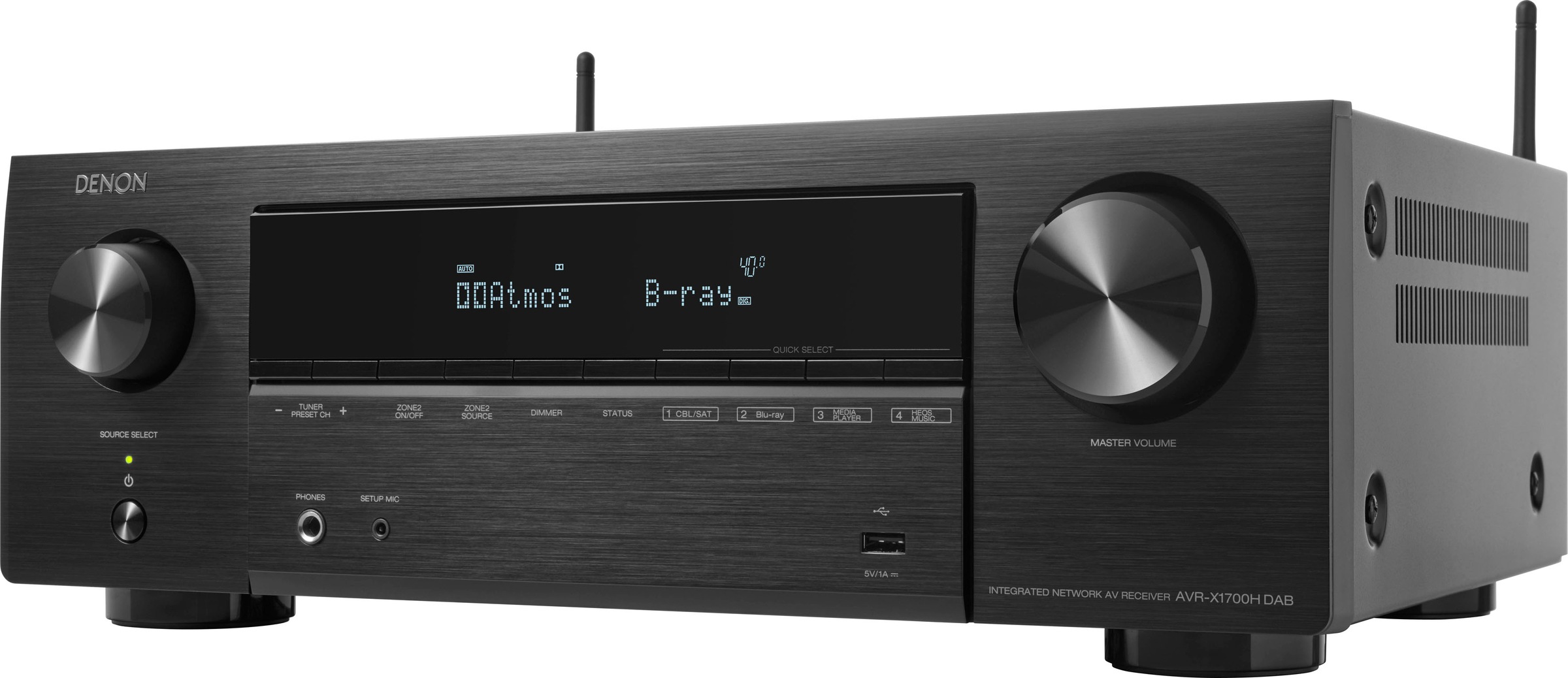 3. Bild von Denon Heimkinosystem »AVR-X1700H DAB 8K-«