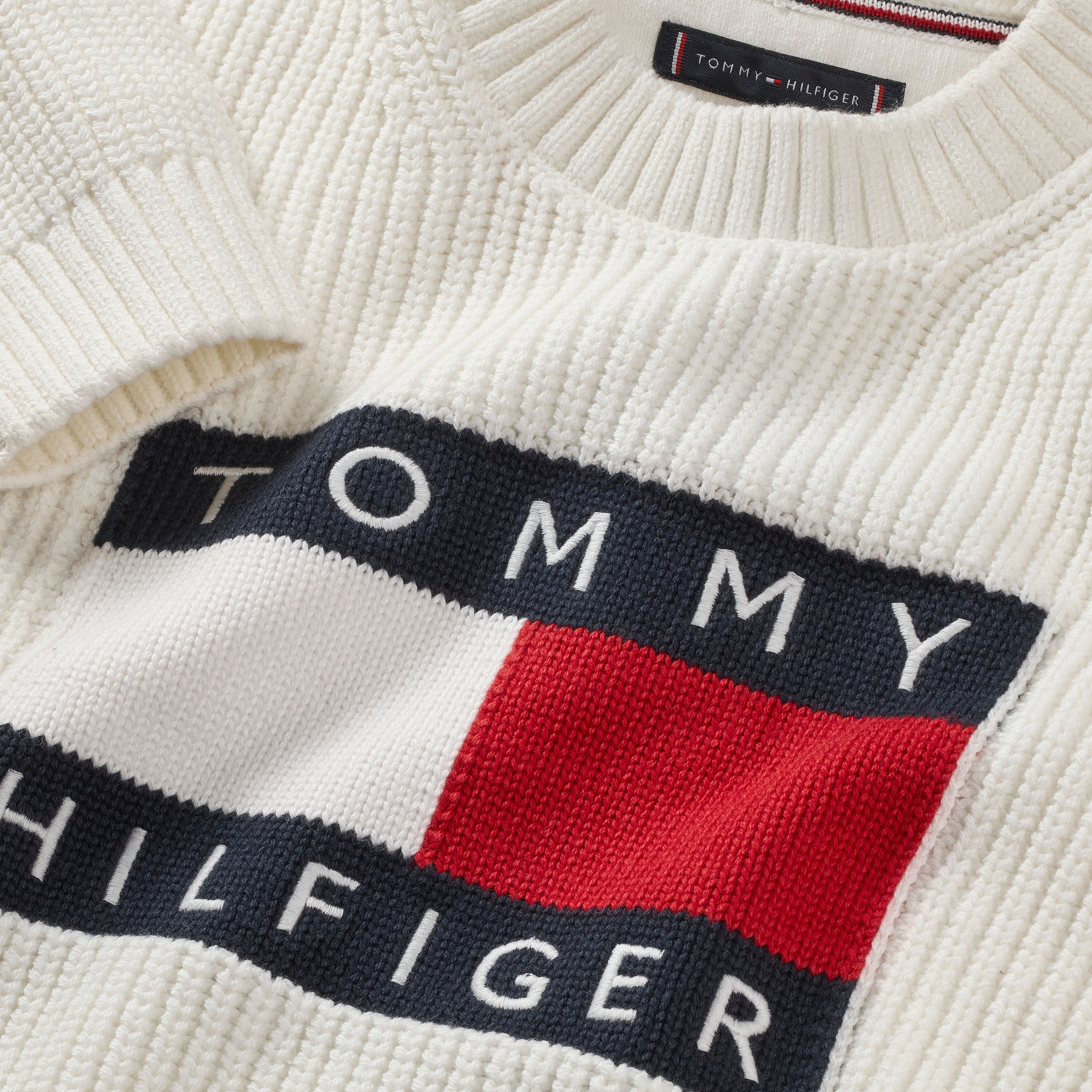 Tommy Hilfiger Strickpullover Regular fit, für Kinder bis 16 Jahre
