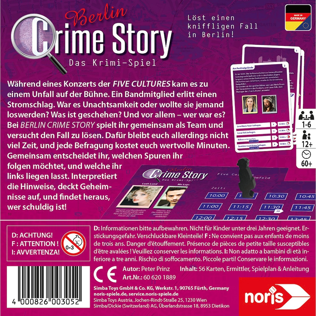 Noris Spiel »Crime Story - Berlin«