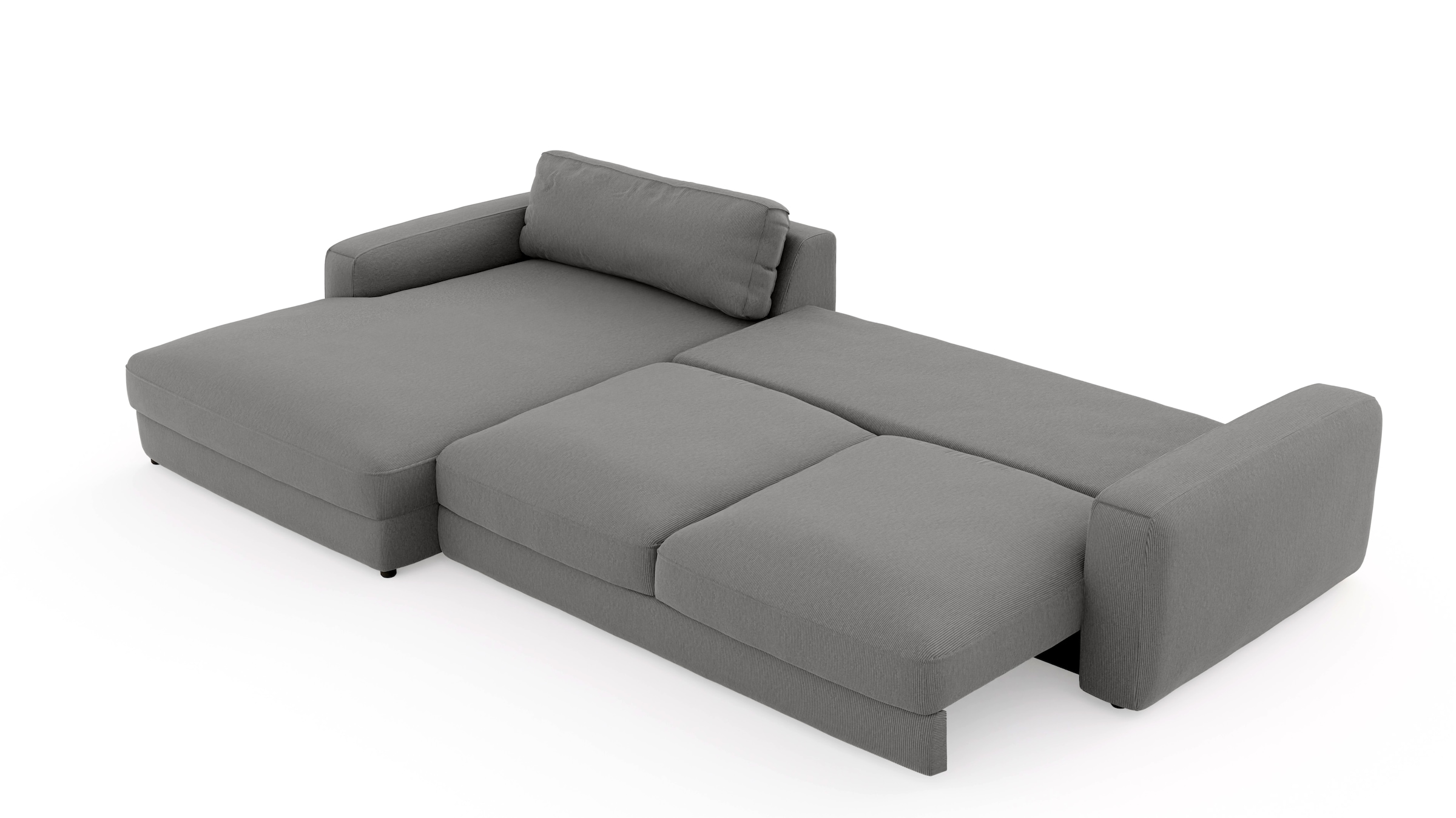 Places of Style Ecksofa »Bloomfield, bequem und elegant, OTTOs Choice, L-Form«, wahlweise mit Bettfunktion und Bettkasten