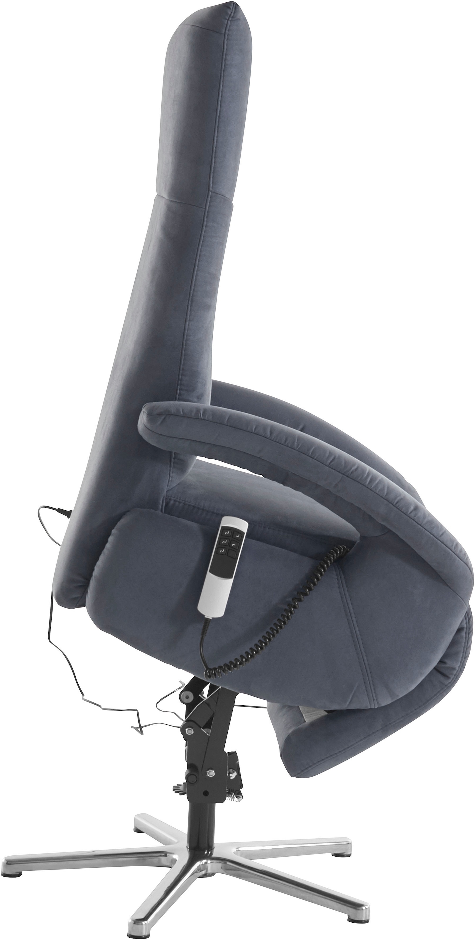 sit&more TV-Sessel »Tycoon mit Kopfteilverstellung und 360° Drehfunktion« wahlweise manuell oder elektrischer Funktion, auch mit Akku (kabellos)